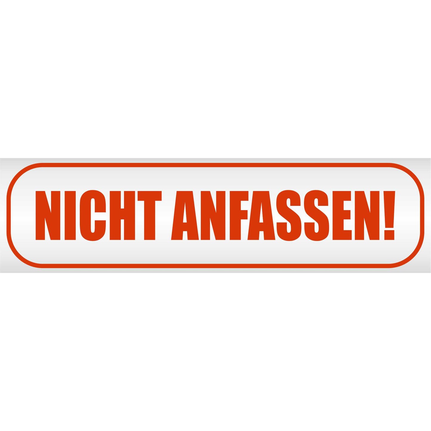 Magnetschild - Nicht Anfassen - Magnetfolie für Auto - LKW - Truck - Baustelle - Firma