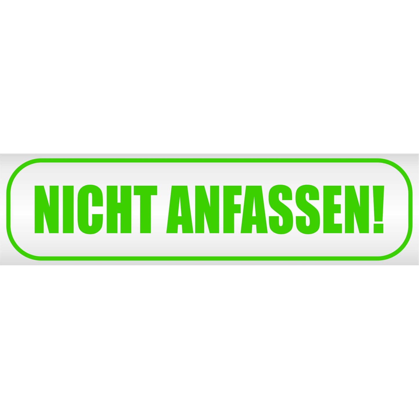 Magnetschild - Nicht Anfassen - Magnetfolie für Auto - LKW - Truck - Baustelle - Firma