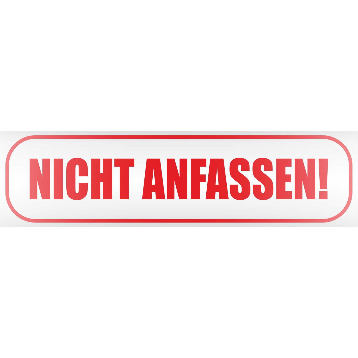 Magnetschild - Nicht Anfassen - Magnetfolie für Auto - LKW - Truck - Baustelle - Firma