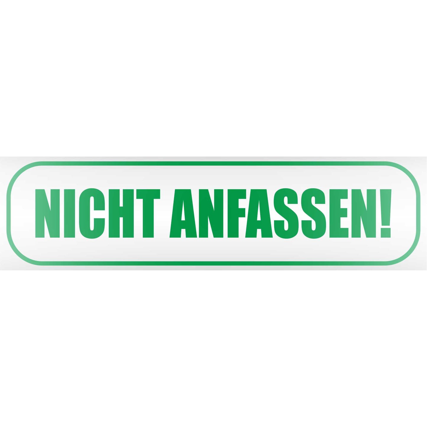 Magnetschild - Nicht Anfassen - Magnetfolie für Auto - LKW - Truck - Baustelle - Firma