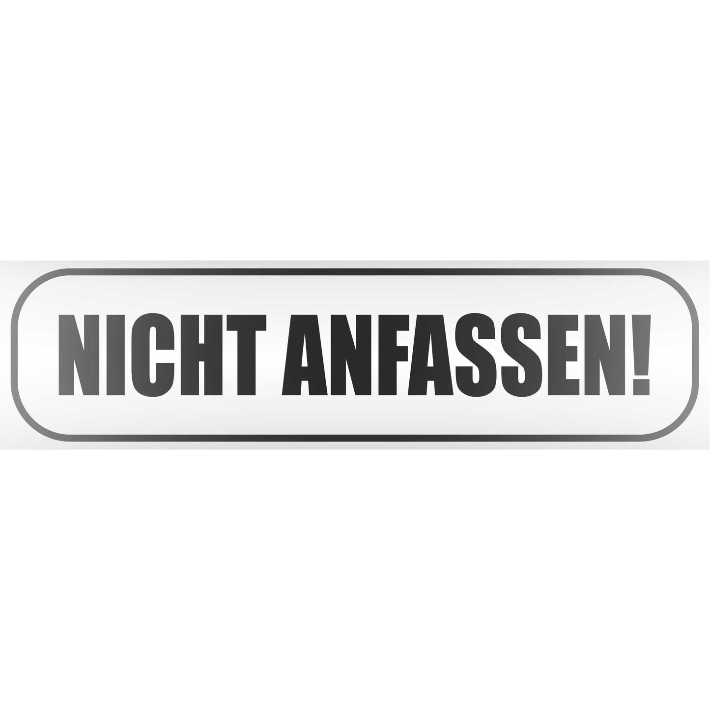 Magnetschild - Nicht Anfassen - Magnetfolie für Auto - LKW - Truck - Baustelle - Firma