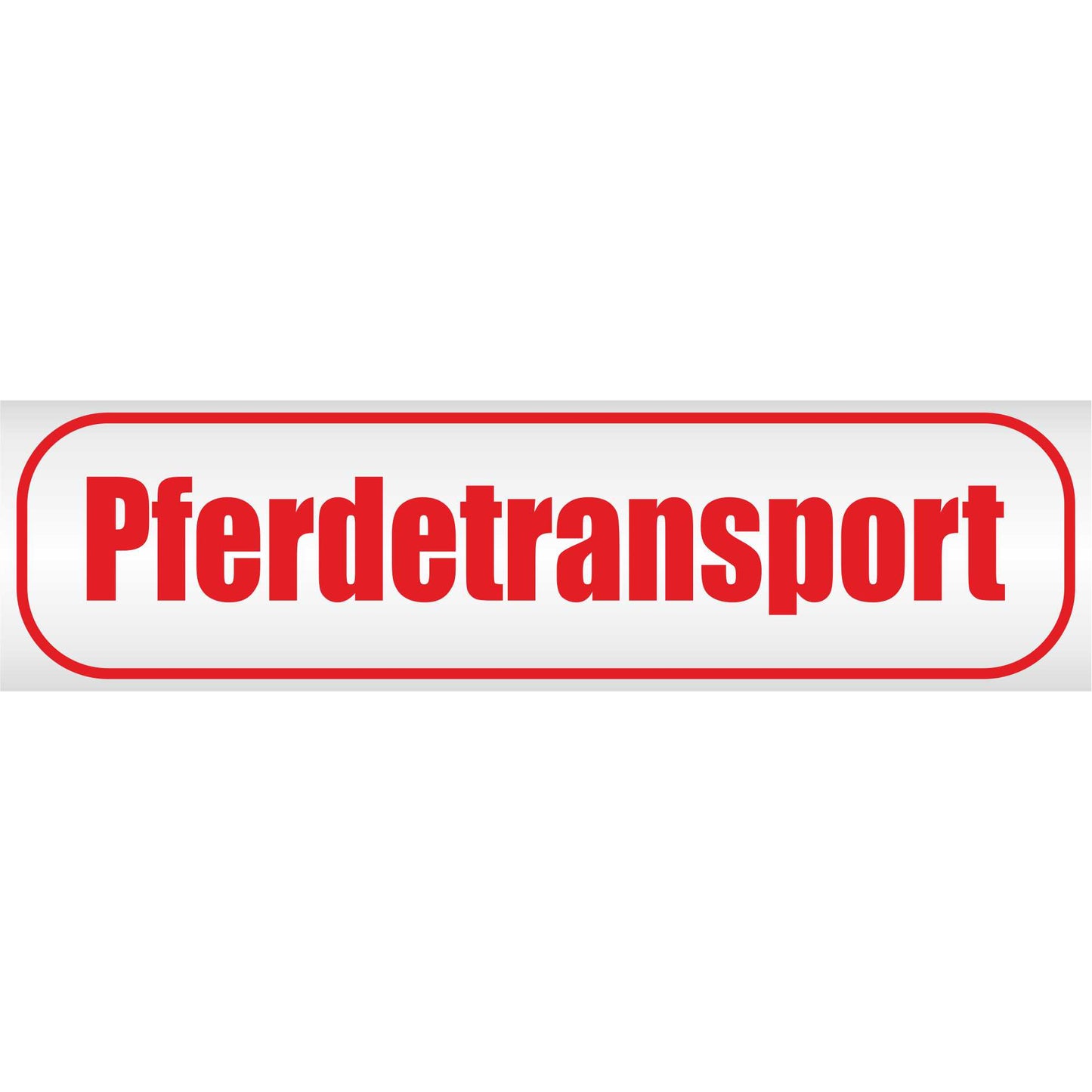 Magnetschild - Pferdetransport - Magnetfolie für Auto - LKW - Truck - Baustelle - Firma
