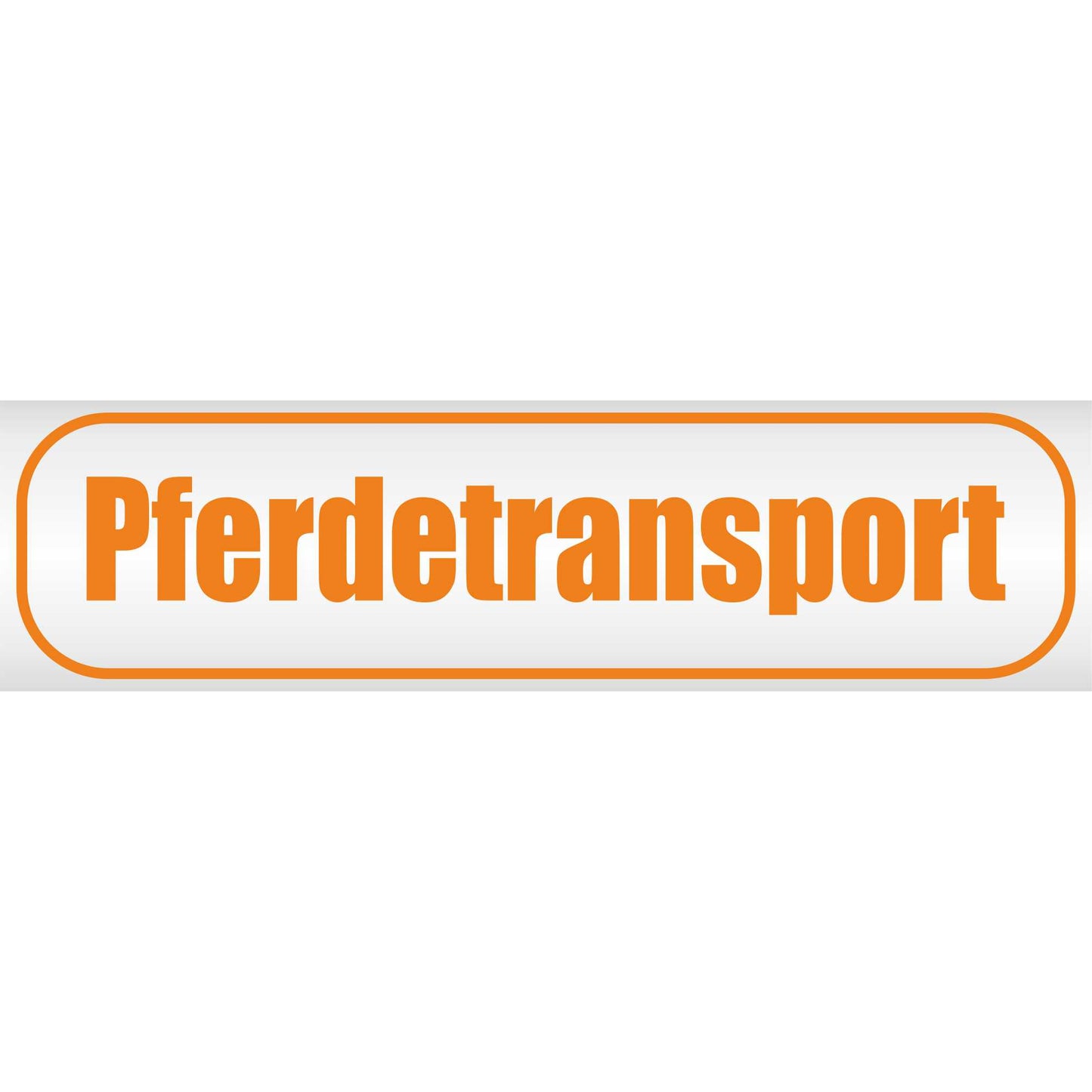 Magnetschild - Pferdetransport - Magnetfolie für Auto - LKW - Truck - Baustelle - Firma