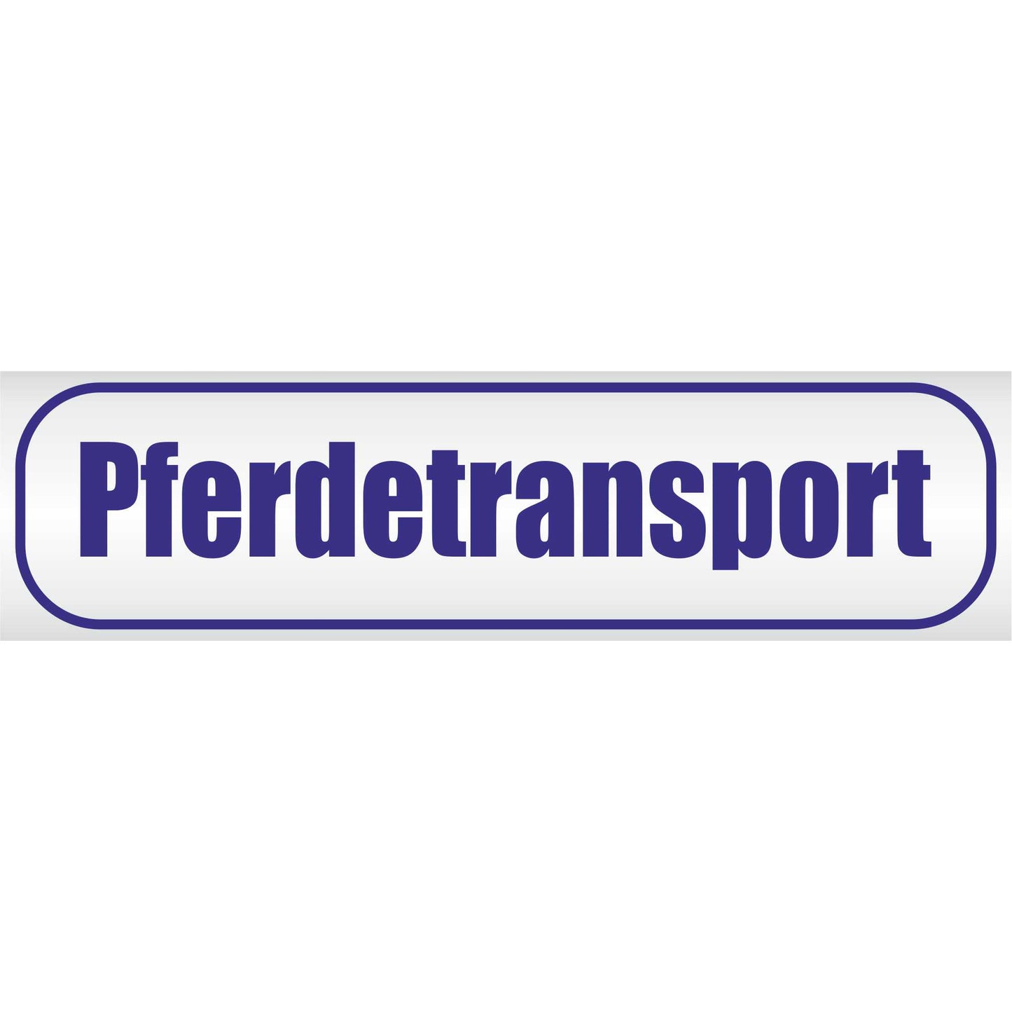 Magnetschild - Pferdetransport - Magnetfolie für Auto - LKW - Truck - Baustelle - Firma