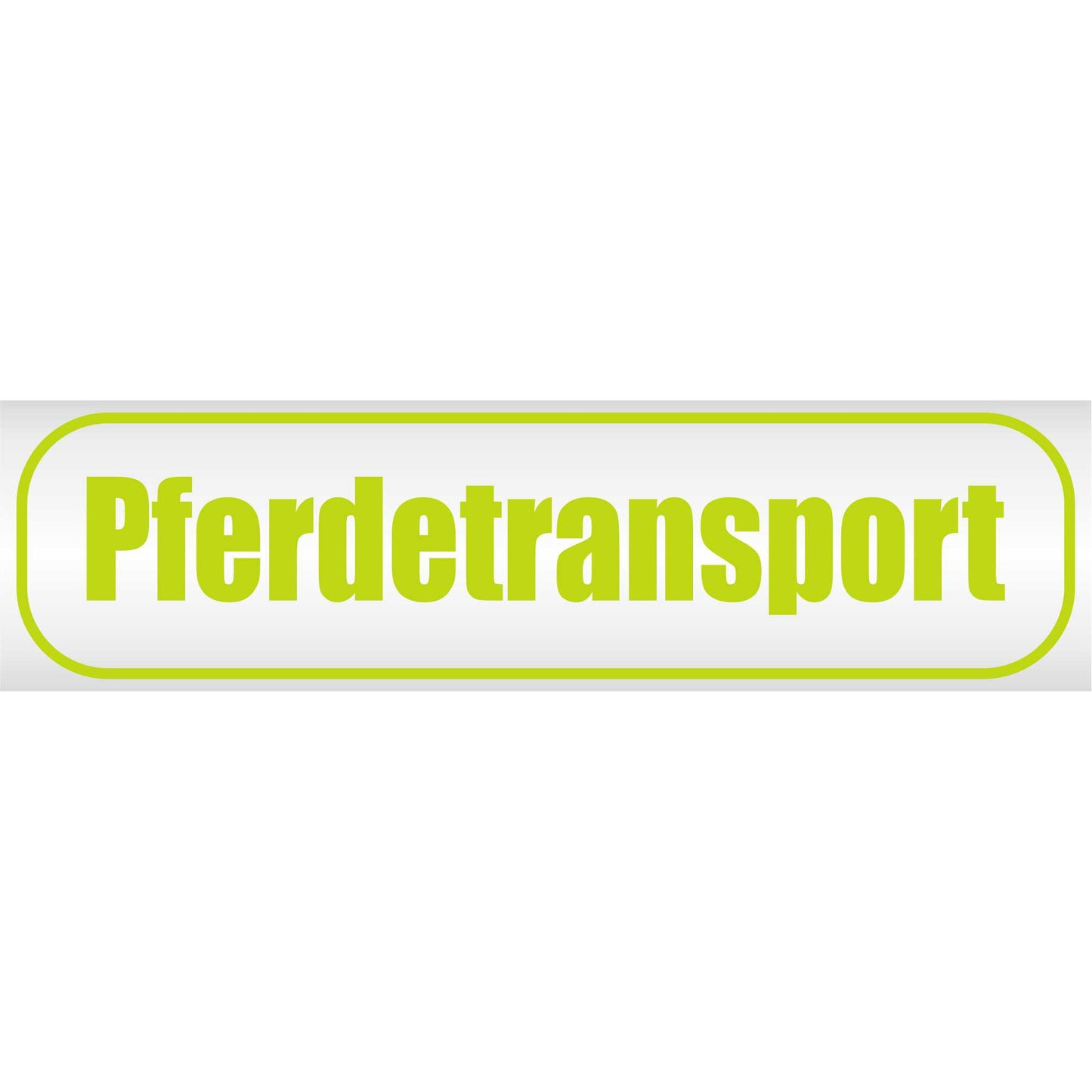 Magnetschild - Pferdetransport - Magnetfolie für Auto - LKW - Truck - Baustelle - Firma