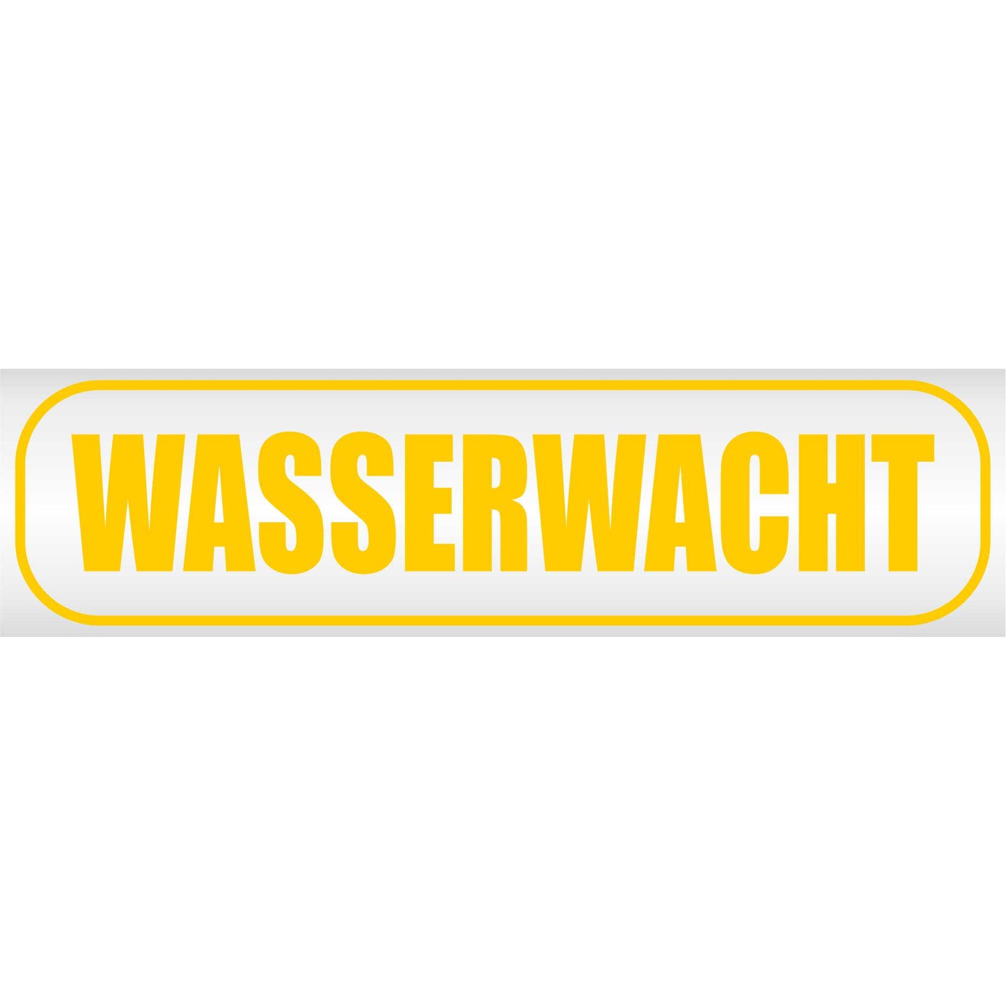 Magnetschild - Wasserwacht - Magnetfolie für Auto - LKW - Truck - Baustelle - Firma