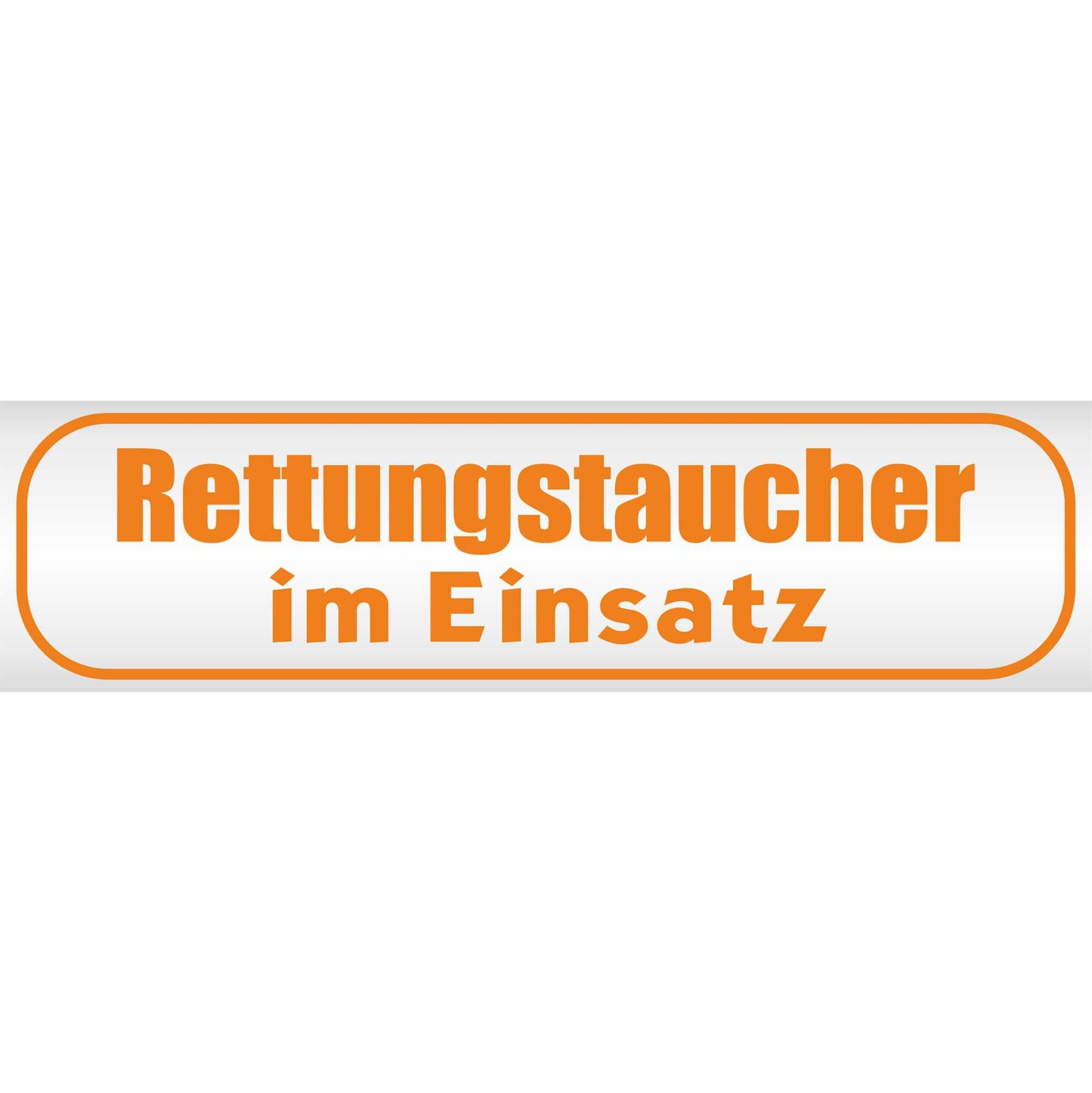 Magnetschild - Rettungstaucher im Einsatz - Magnetfolie für Auto - LKW - Truck - Baustelle - Firma