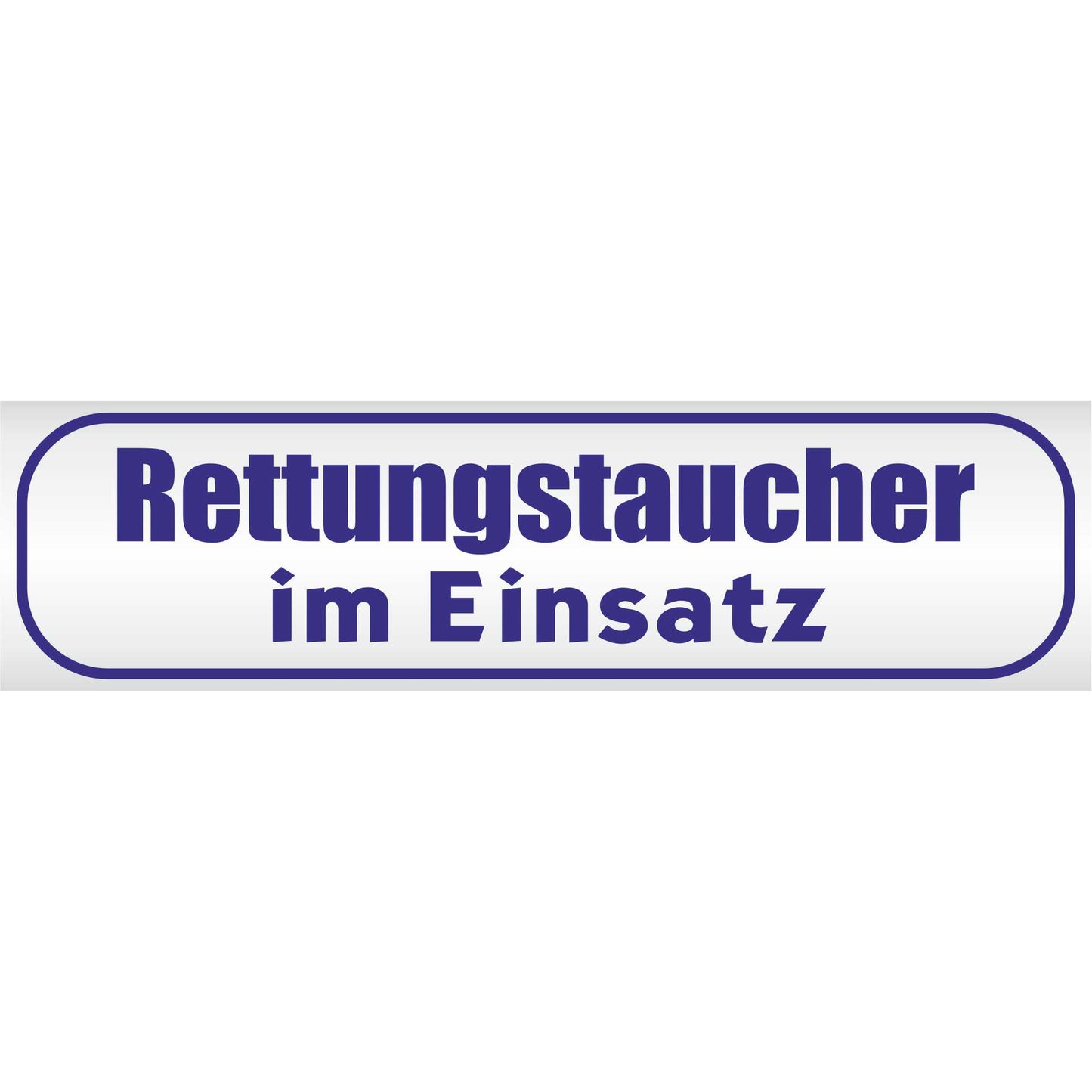 Magnetschild - Rettungstaucher im Einsatz - Magnetfolie für Auto - LKW - Truck - Baustelle - Firma