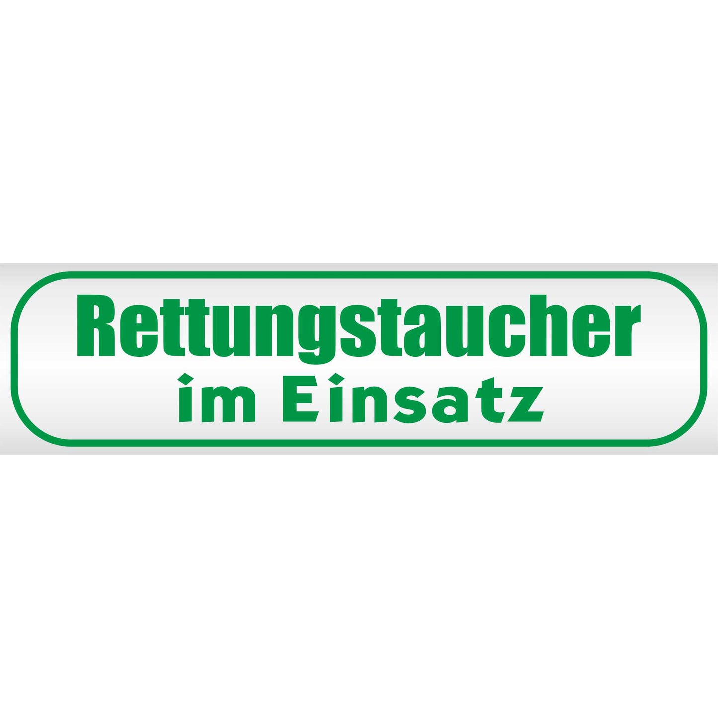 Magnetschild - Rettungstaucher im Einsatz - Magnetfolie für Auto - LKW - Truck - Baustelle - Firma