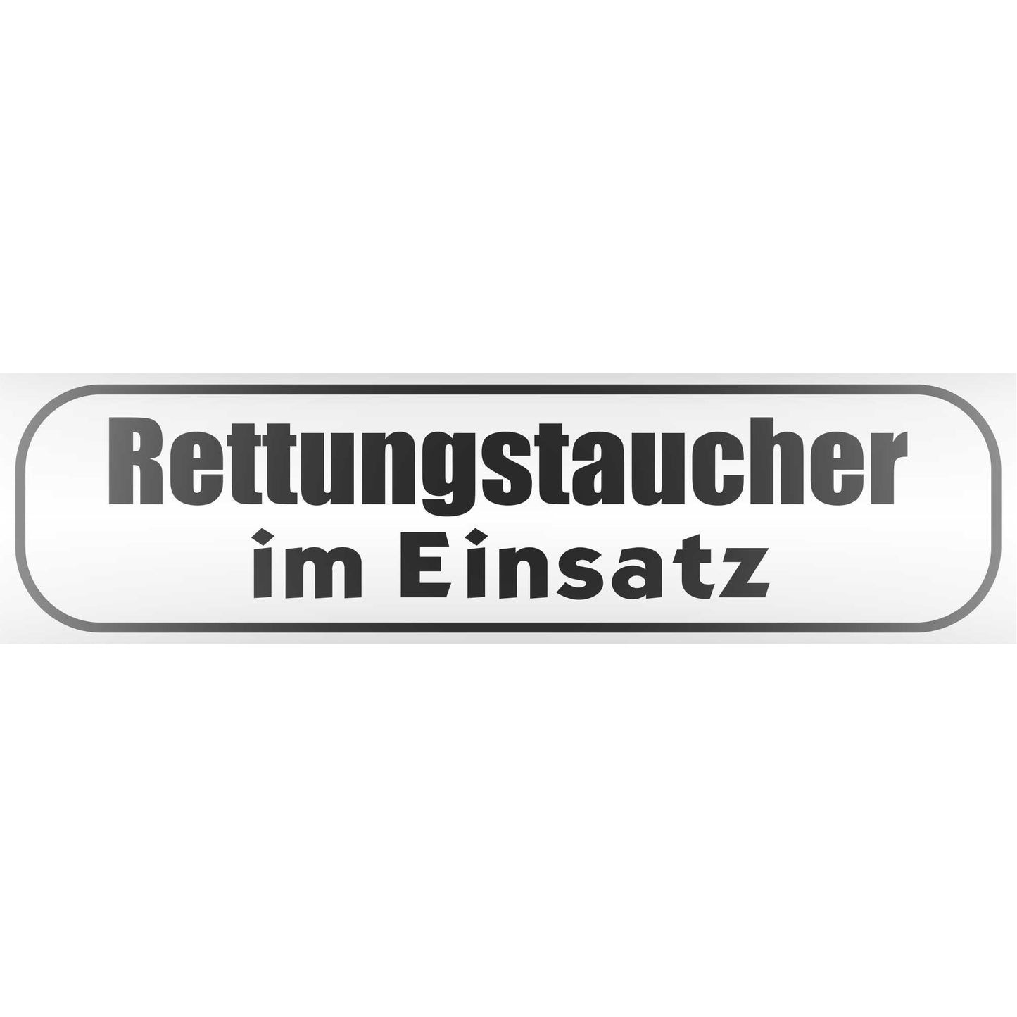 Magnetschild - Rettungstaucher im Einsatz - Magnetfolie für Auto - LKW - Truck - Baustelle - Firma