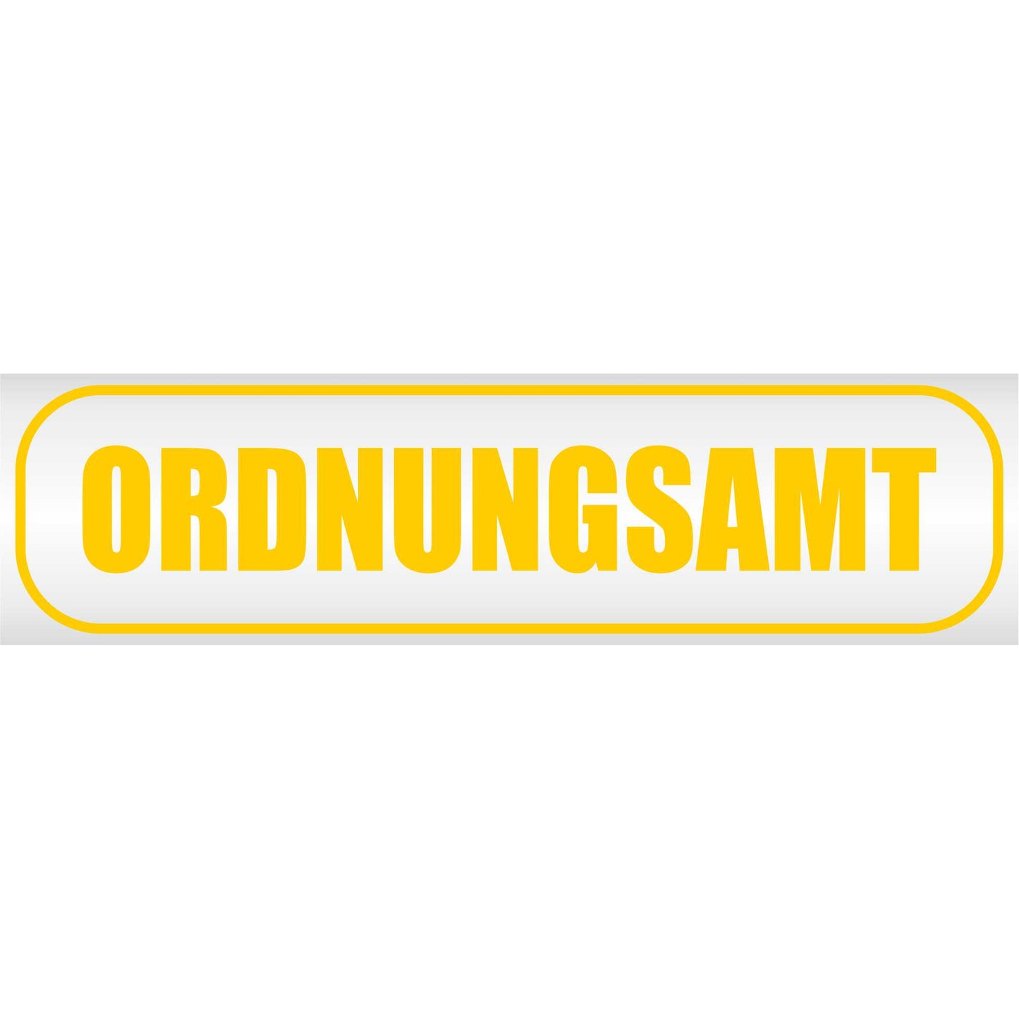 Magnetschild - Ordnungsamt - Magnetfolie für Auto - LKW - Truck - Baustelle - Firma