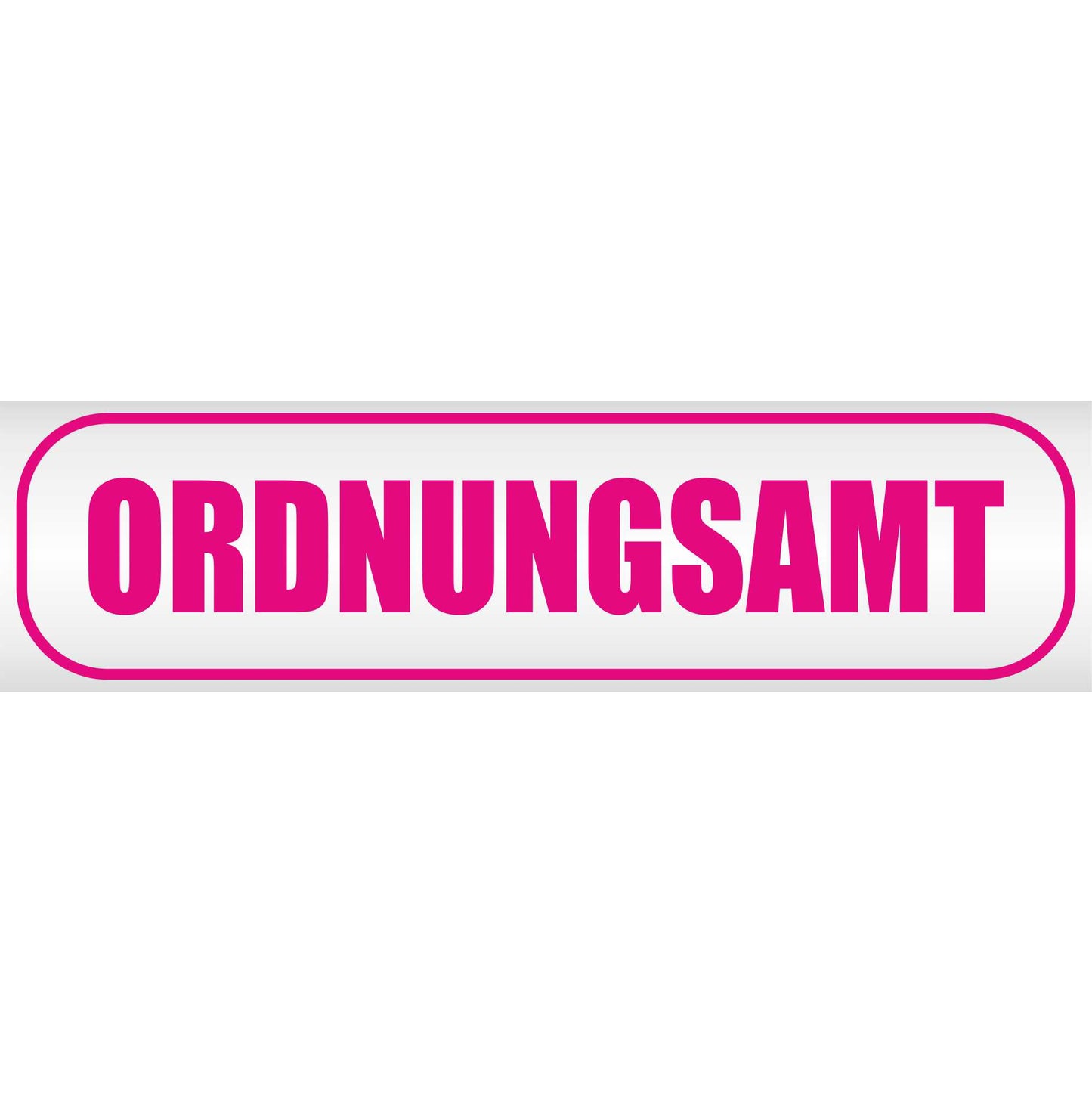 Magnetschild - Ordnungsamt - Magnetfolie für Auto - LKW - Truck - Baustelle - Firma