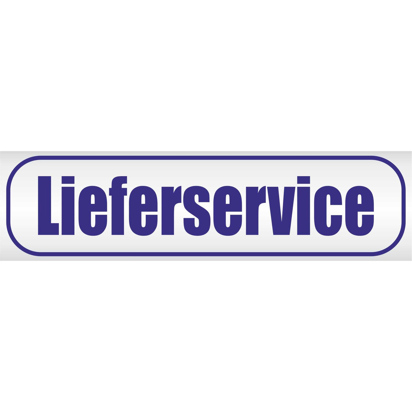 Magnetschild - Lieferservice - Magnetfolie für Auto - LKW - Truck - Baustelle - Firma