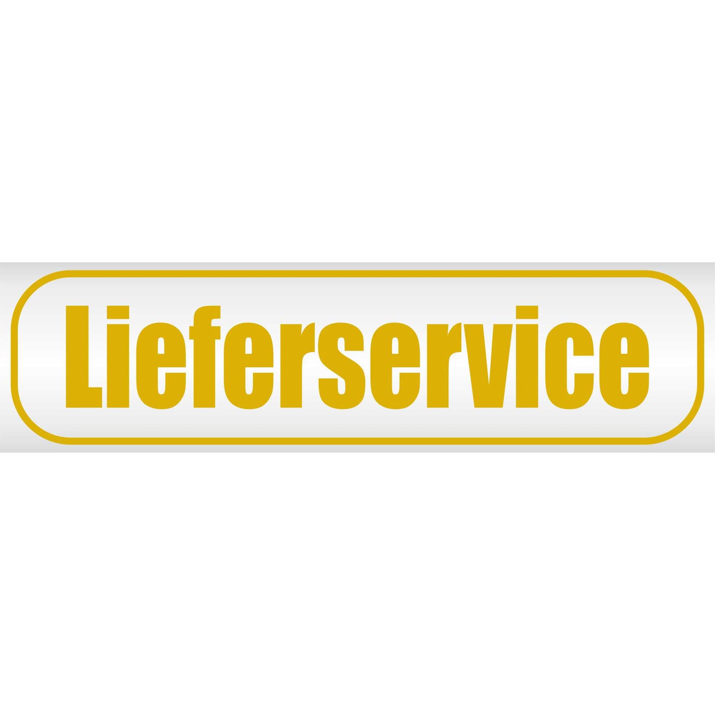 Magnetschild - Lieferservice - Magnetfolie für Auto - LKW - Truck - Baustelle - Firma