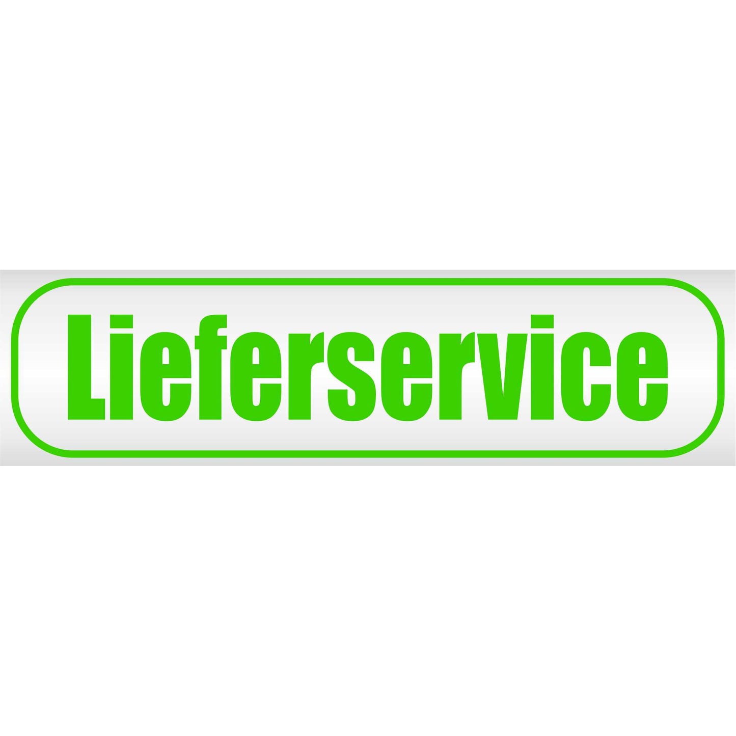 Magnetschild - Lieferservice - Magnetfolie für Auto - LKW - Truck - Baustelle - Firma