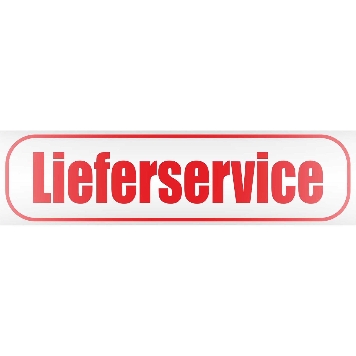 Magnetschild - Lieferservice - Magnetfolie für Auto - LKW - Truck - Baustelle - Firma