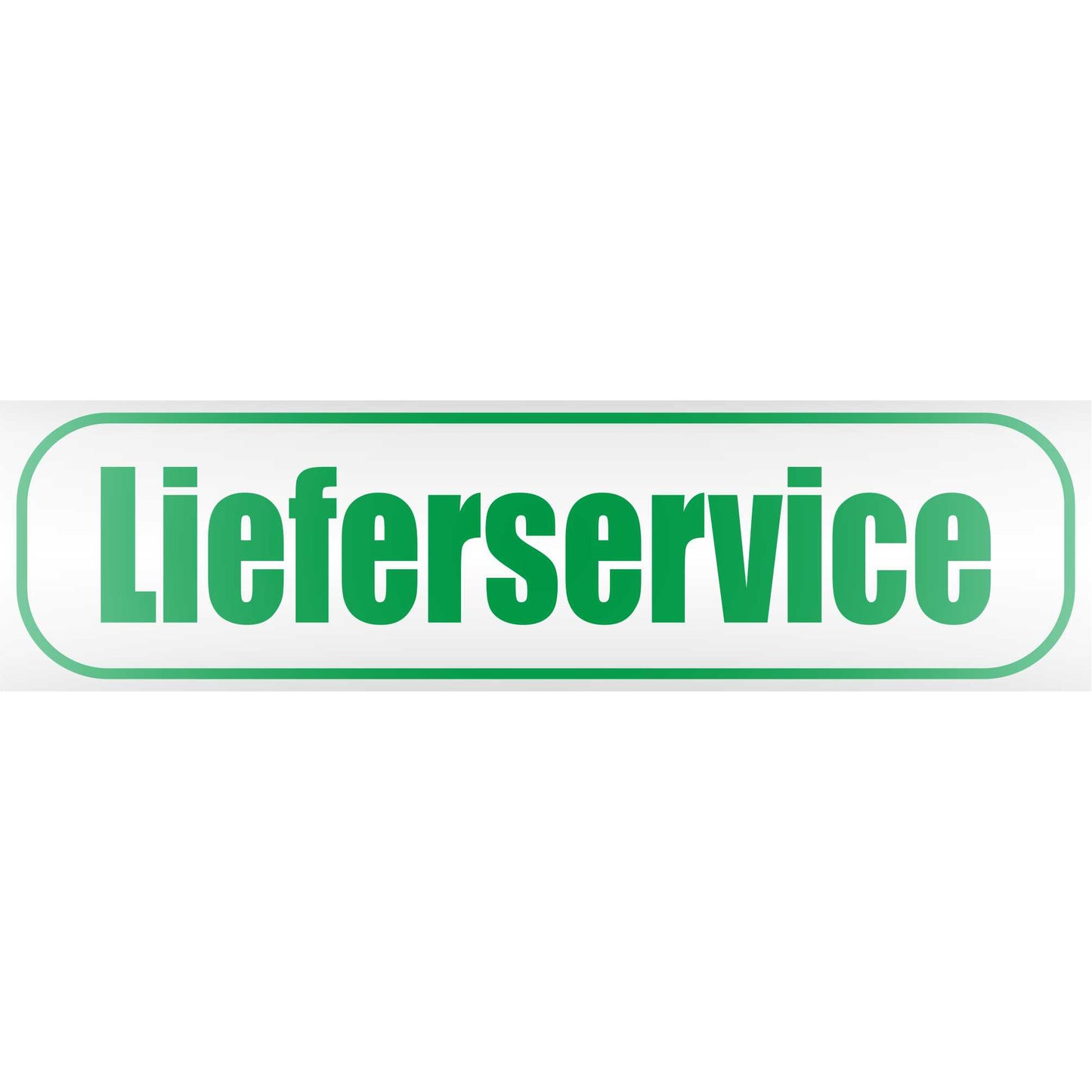 Magnetschild - Lieferservice - Magnetfolie für Auto - LKW - Truck - Baustelle - Firma
