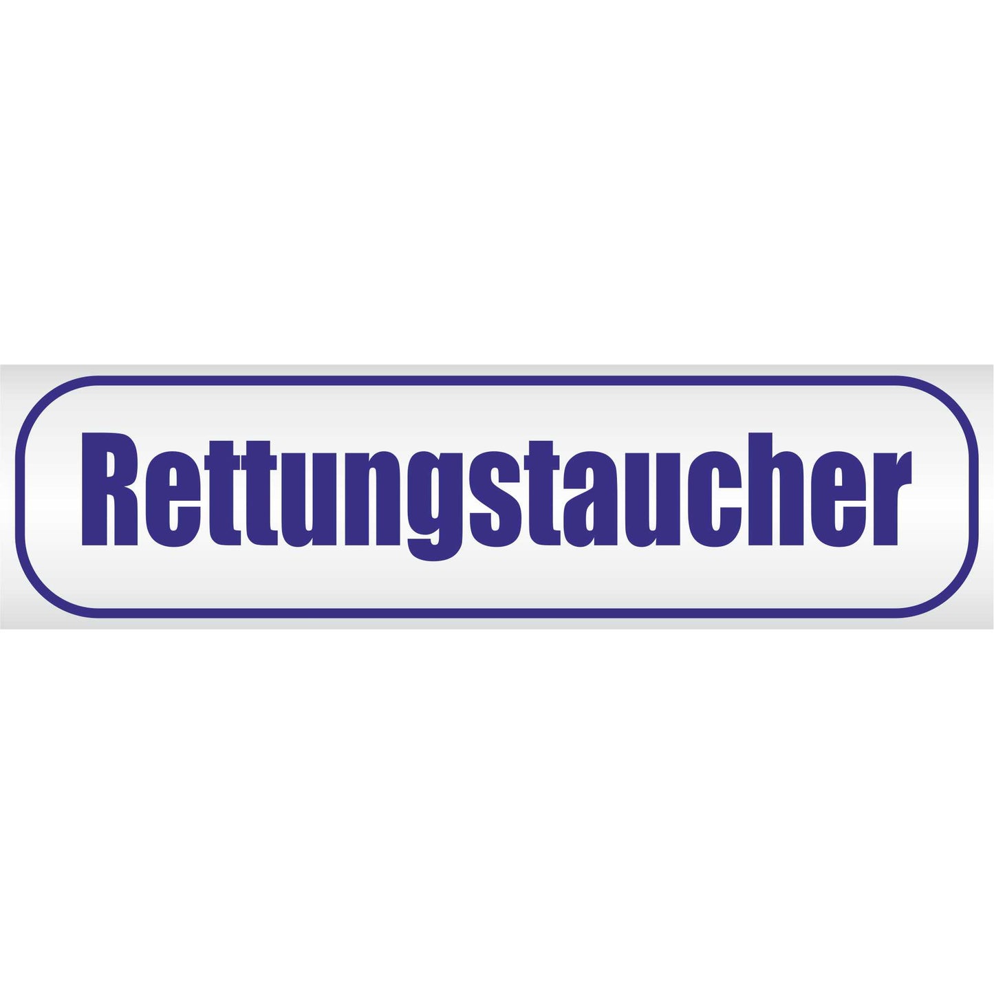 Magnetschild - Rettungstaucher - Magnetfolie für Auto - LKW - Truck - Baustelle - Firma