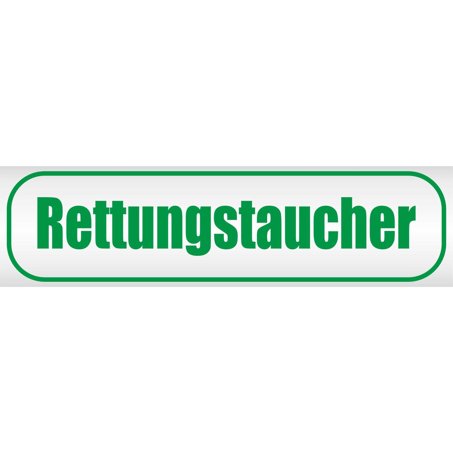 Magnetschild - Rettungstaucher - Magnetfolie für Auto - LKW - Truck - Baustelle - Firma