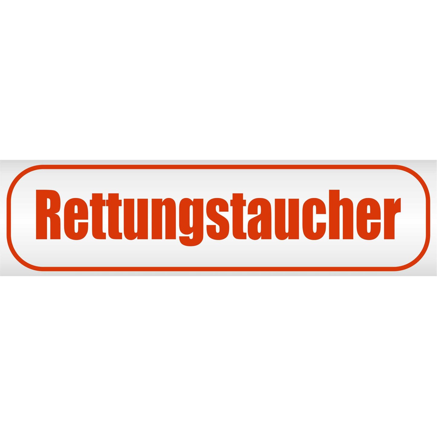Magnetschild - Rettungstaucher - Magnetfolie für Auto - LKW - Truck - Baustelle - Firma