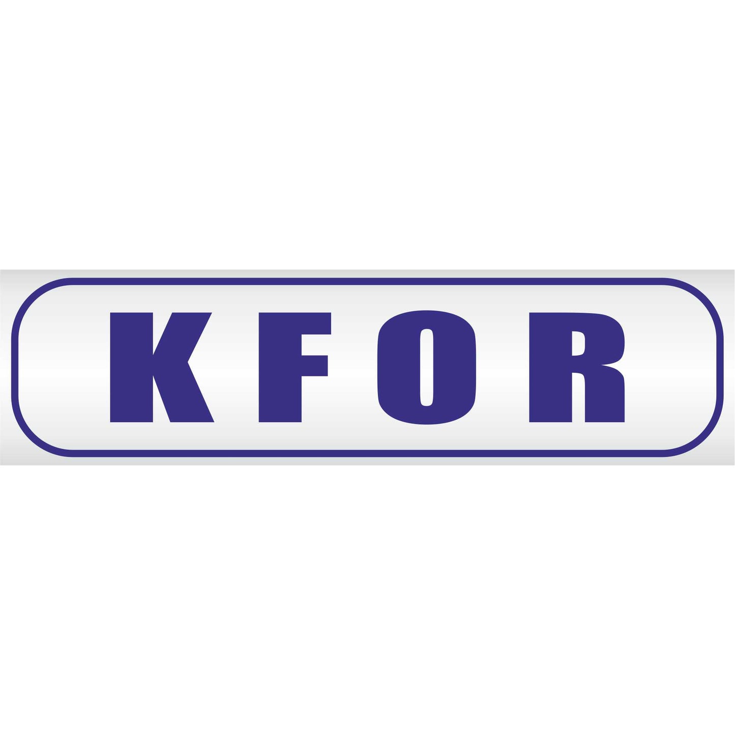 Magnetschild - KFOR - Magnetfolie für Auto - LKW - Truck - Baustelle - Firma