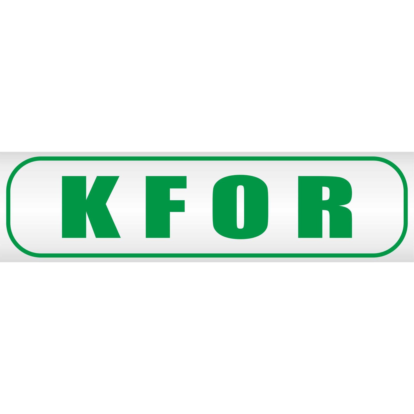 Magnetschild - KFOR - Magnetfolie für Auto - LKW - Truck - Baustelle - Firma