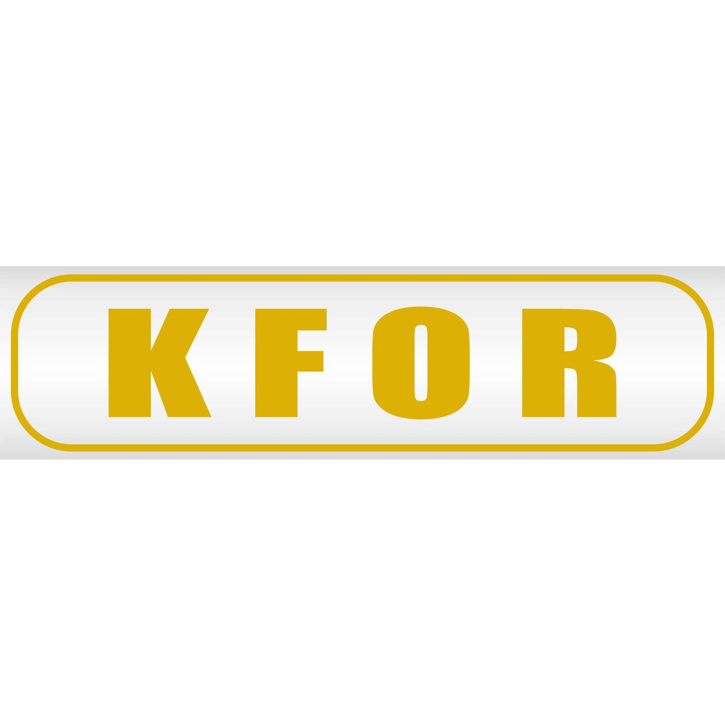 Magnetschild - KFOR - Magnetfolie für Auto - LKW - Truck - Baustelle - Firma