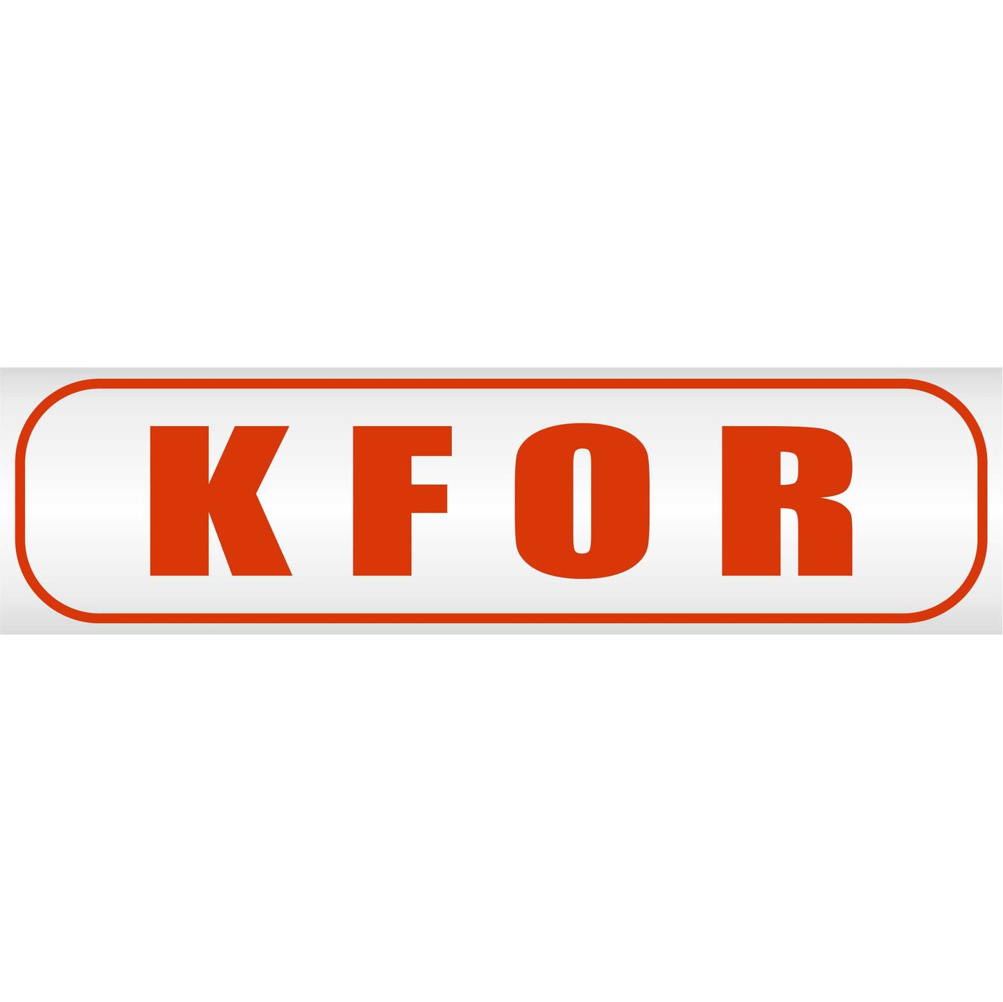Magnetschild - KFOR - Magnetfolie für Auto - LKW - Truck - Baustelle - Firma