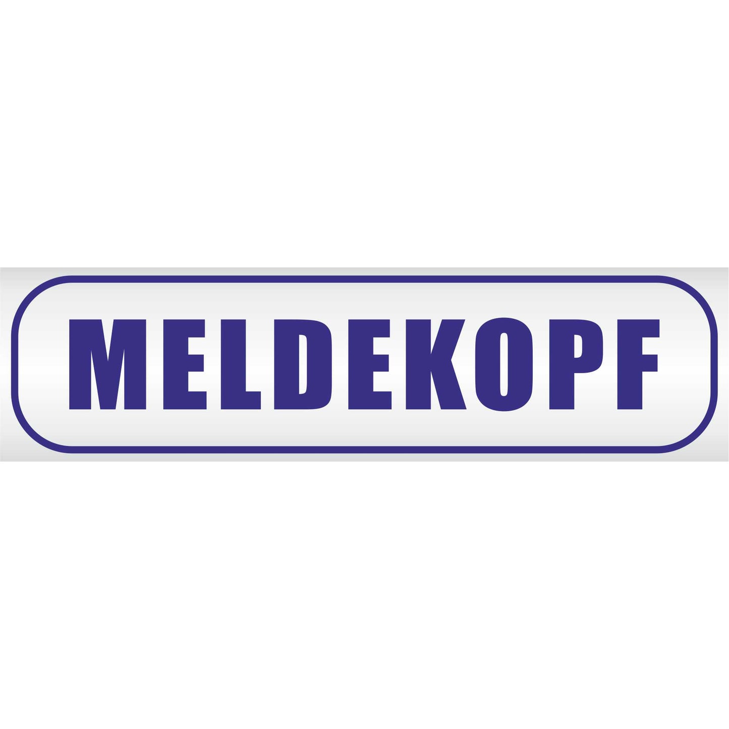 Magnetschild - Meldekopf Stab Schreiberling Assistent BW Bundeswehr Fahrzeug Übung Soldat - Magnetfolie für Auto - LKW - Truck - Baustelle - Firma
