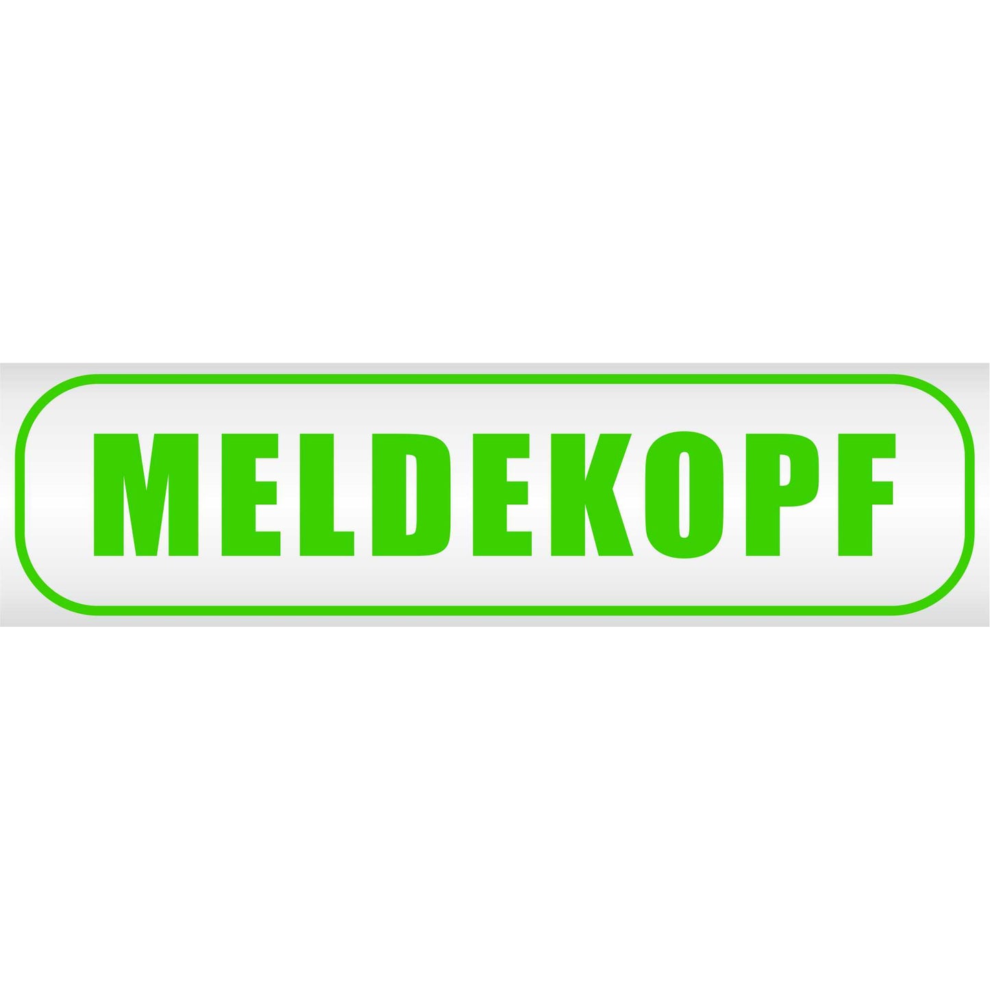 Magnetschild - Meldekopf Stab Schreiberling Assistent BW Bundeswehr Fahrzeug Übung Soldat - Magnetfolie für Auto - LKW - Truck - Baustelle - Firma