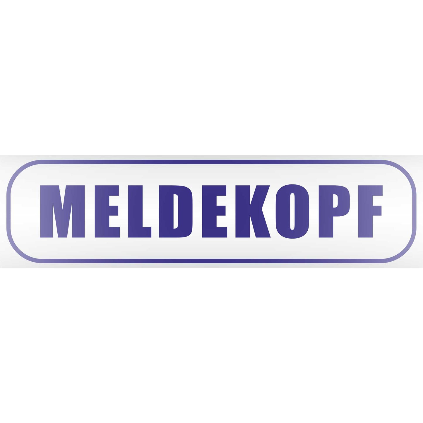 Magnetschild - Meldekopf Stab Schreiberling Assistent BW Bundeswehr Fahrzeug Übung Soldat - Magnetfolie für Auto - LKW - Truck - Baustelle - Firma