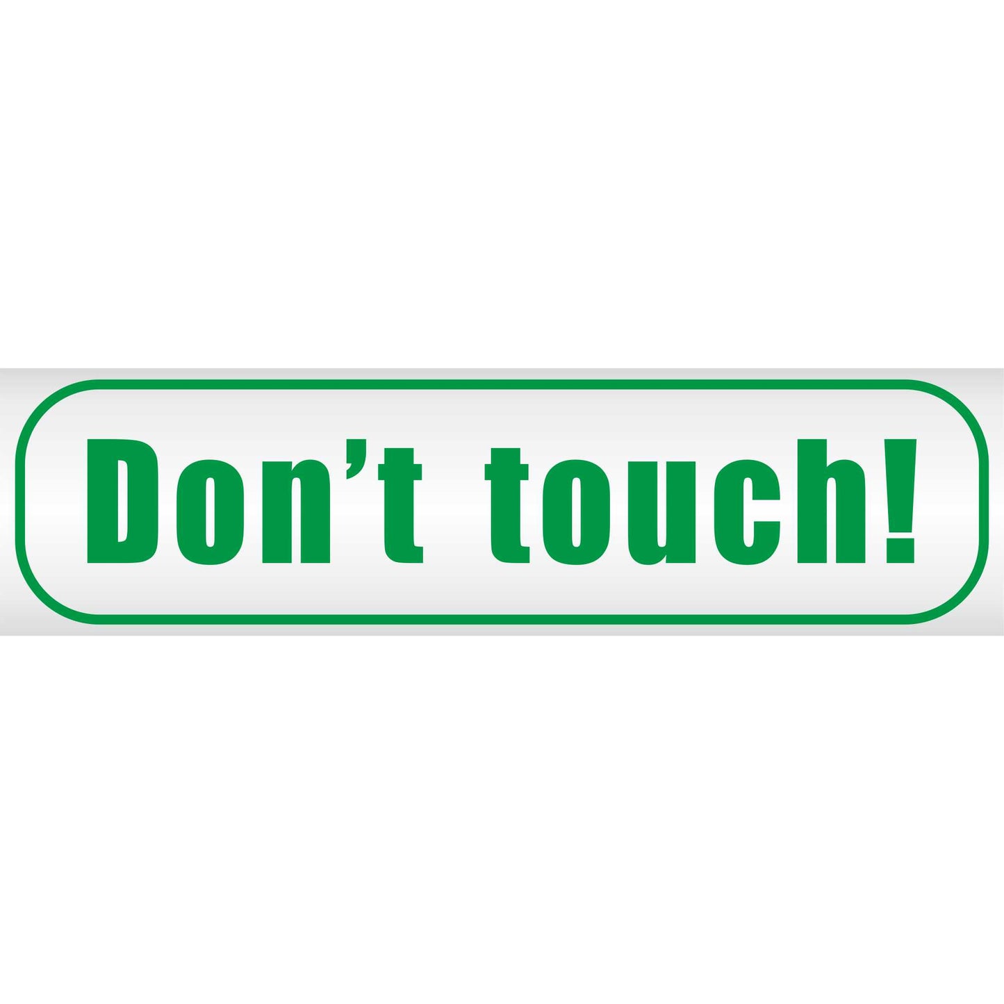 Magnetschild - Don't Touch Do Not - Magnetfolie für Auto - LKW - Truck - Baustelle - Firma