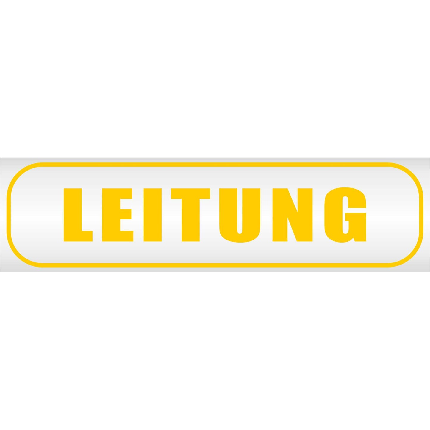 Magnetschild - Leitung - Magnetfolie für Auto - LKW - Truck - Baustelle - Firma