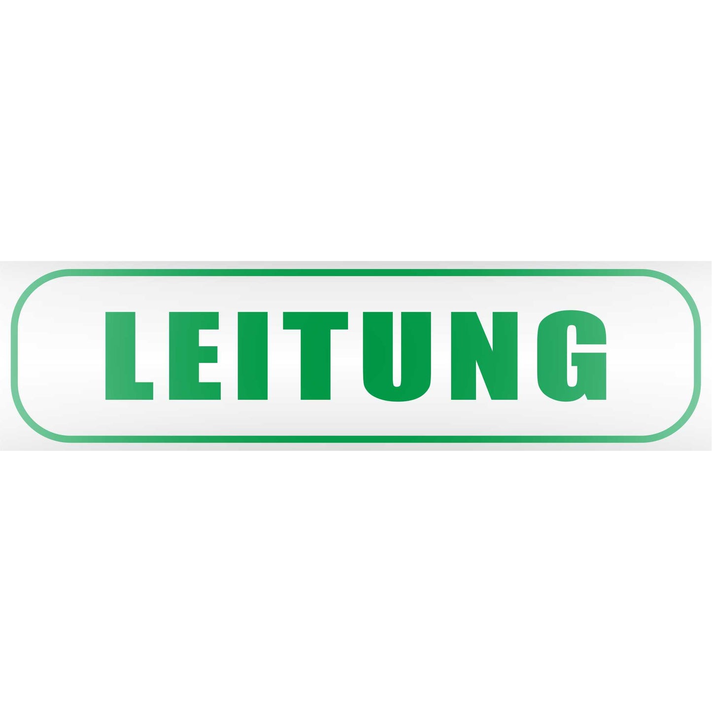 Magnetschild - Leitung - Magnetfolie für Auto - LKW - Truck - Baustelle - Firma
