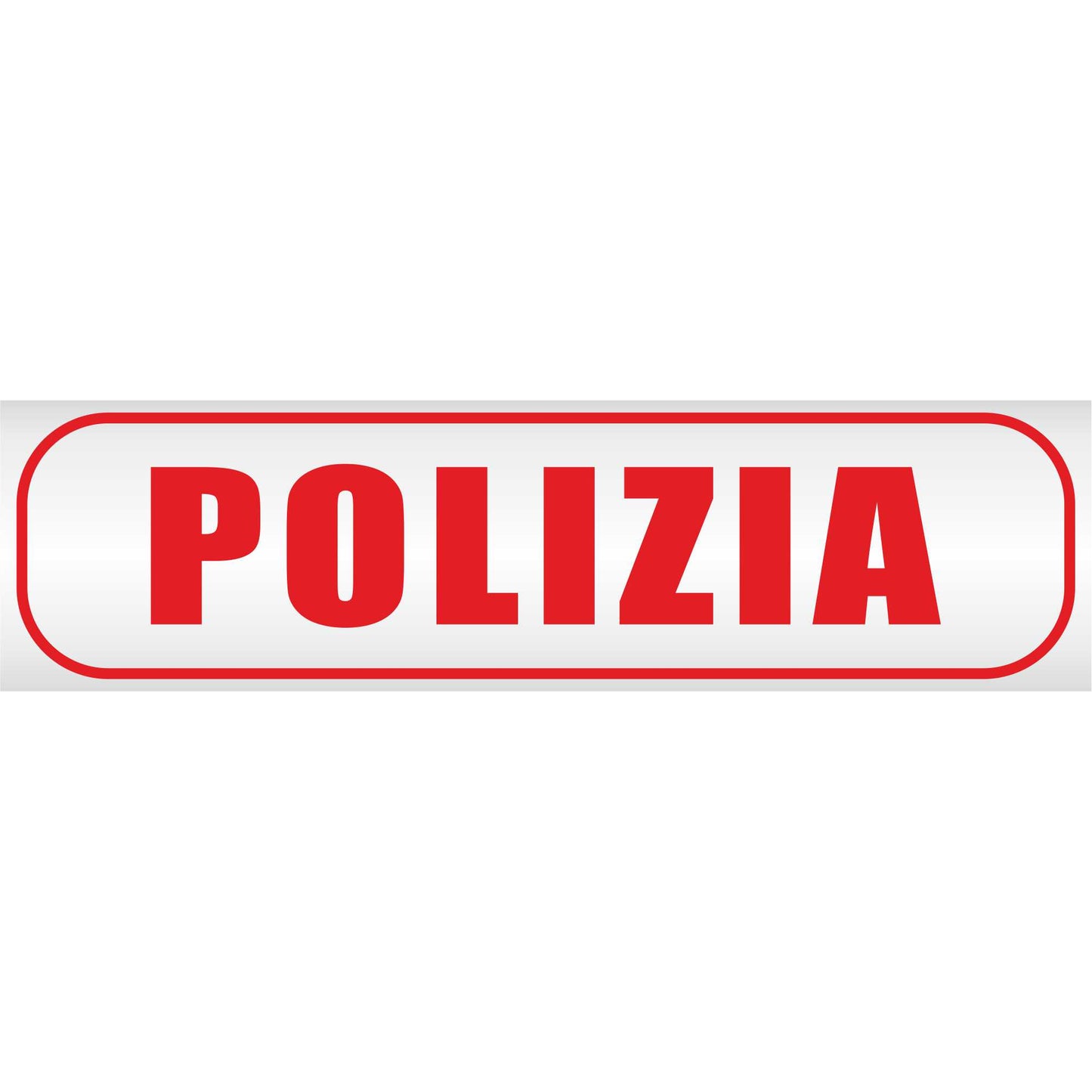 Magnetschild - Polizia - Magnetfolie für Auto - LKW - Truck - Baustelle - Firma