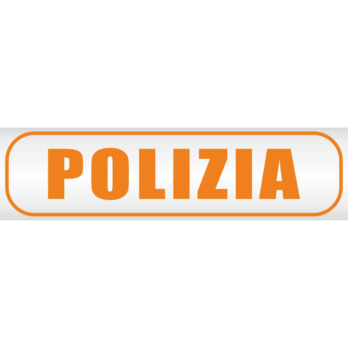 Magnetschild - Polizia - Magnetfolie für Auto - LKW - Truck - Baustelle - Firma