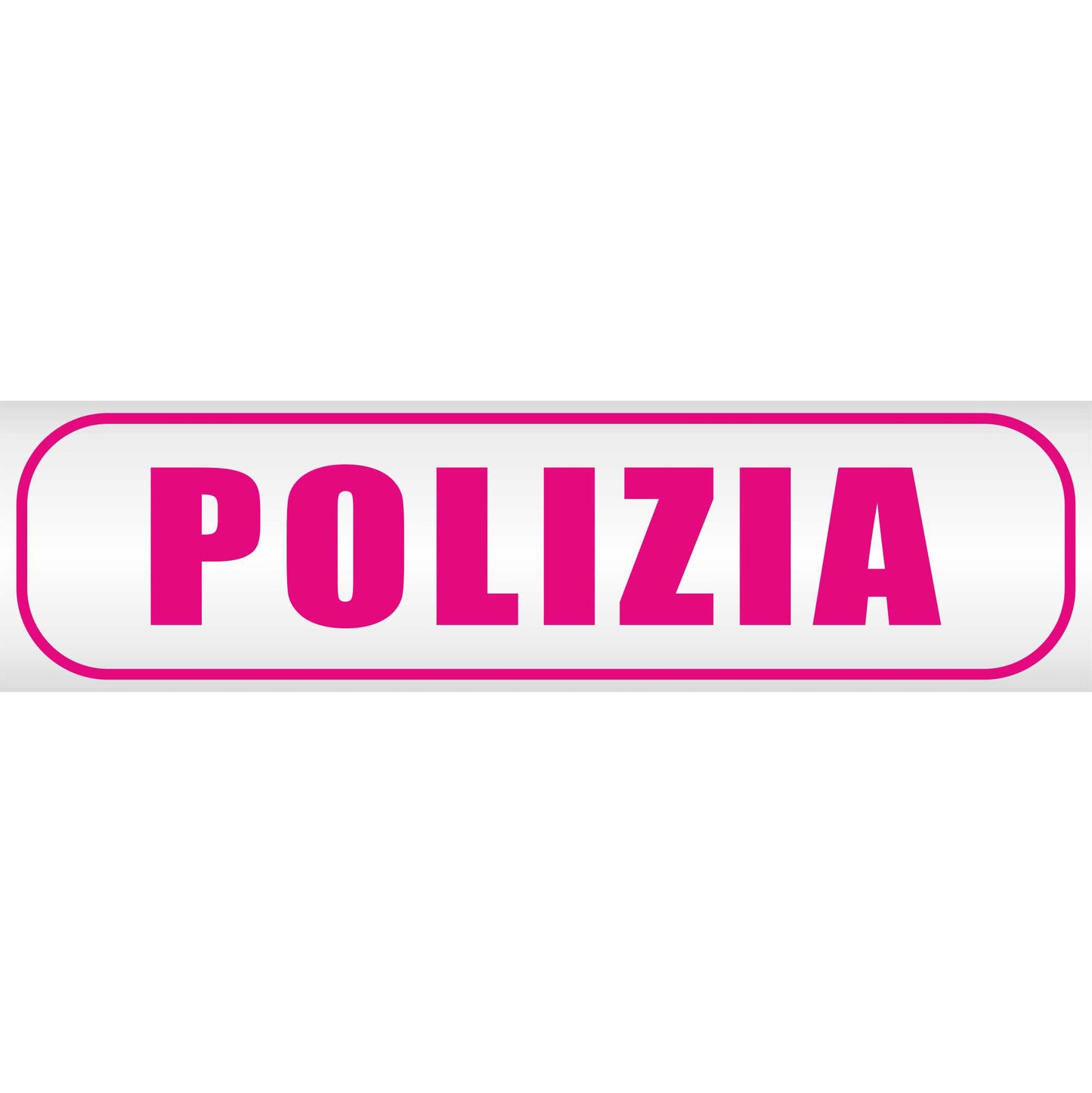 Magnetschild - Polizia - Magnetfolie für Auto - LKW - Truck - Baustelle - Firma