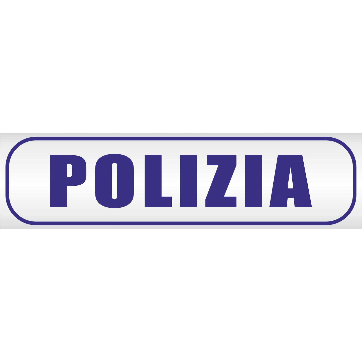 Magnetschild - Polizia - Magnetfolie für Auto - LKW - Truck - Baustelle - Firma