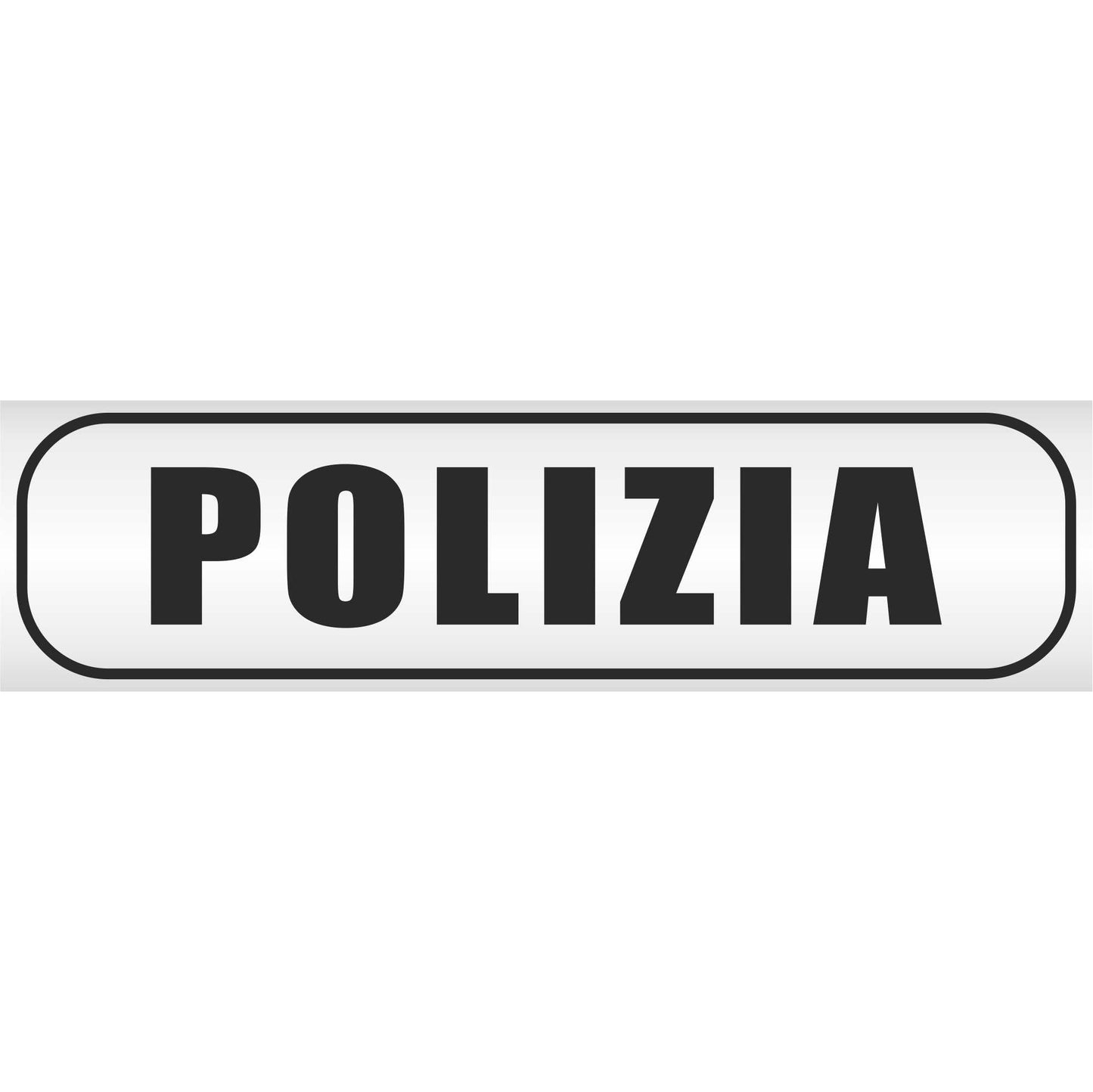Magnetschild - Polizia - Magnetfolie für Auto - LKW - Truck - Baustelle - Firma