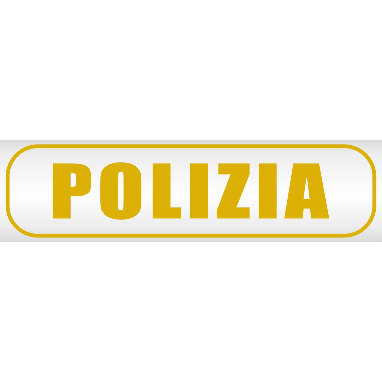 Magnetschild - Polizia - Magnetfolie für Auto - LKW - Truck - Baustelle - Firma