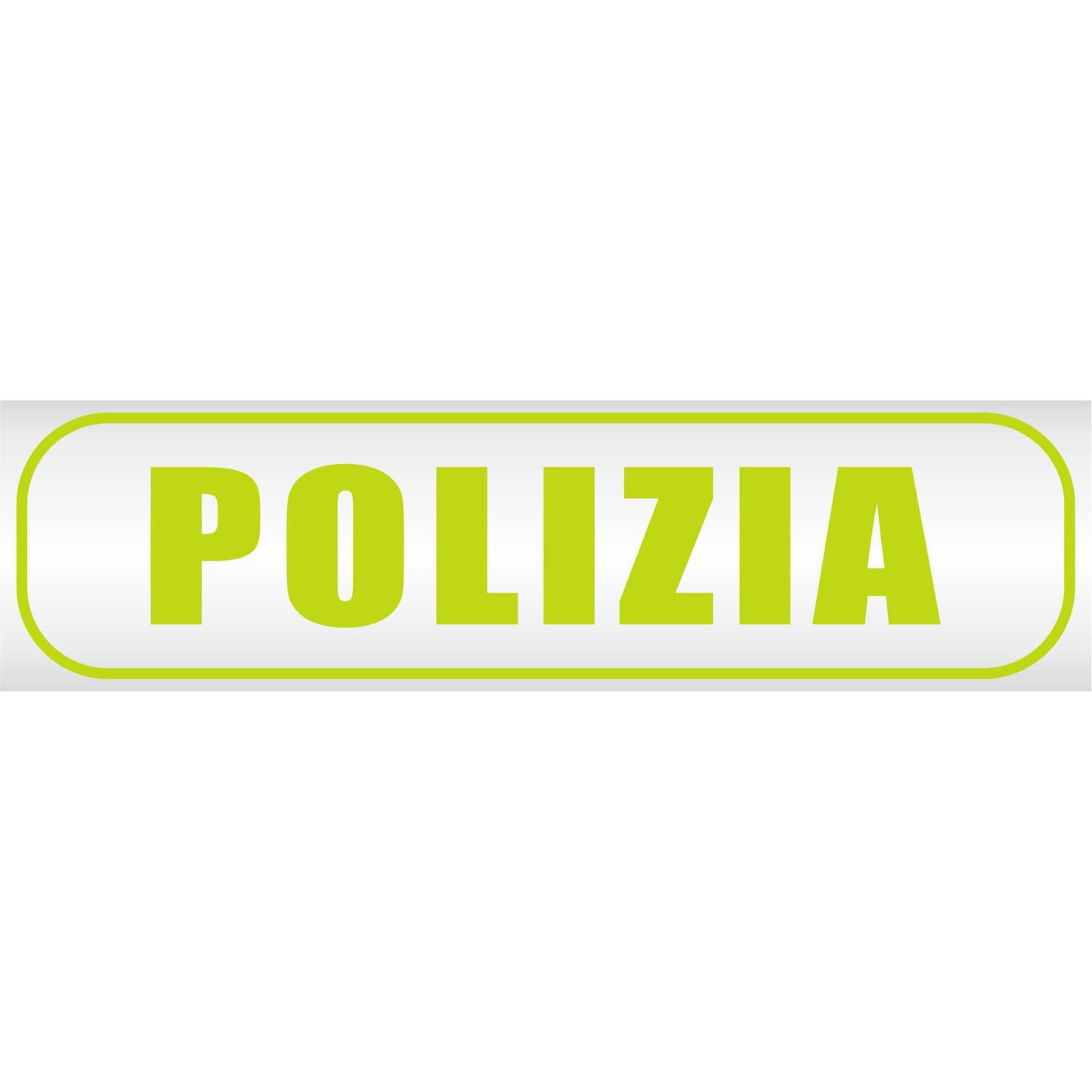 Magnetschild - Polizia - Magnetfolie für Auto - LKW - Truck - Baustelle - Firma