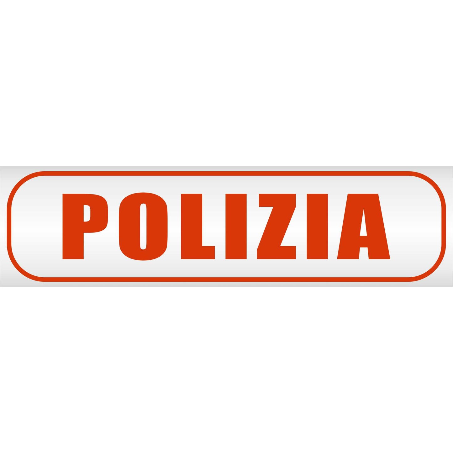 Magnetschild - Polizia - Magnetfolie für Auto - LKW - Truck - Baustelle - Firma