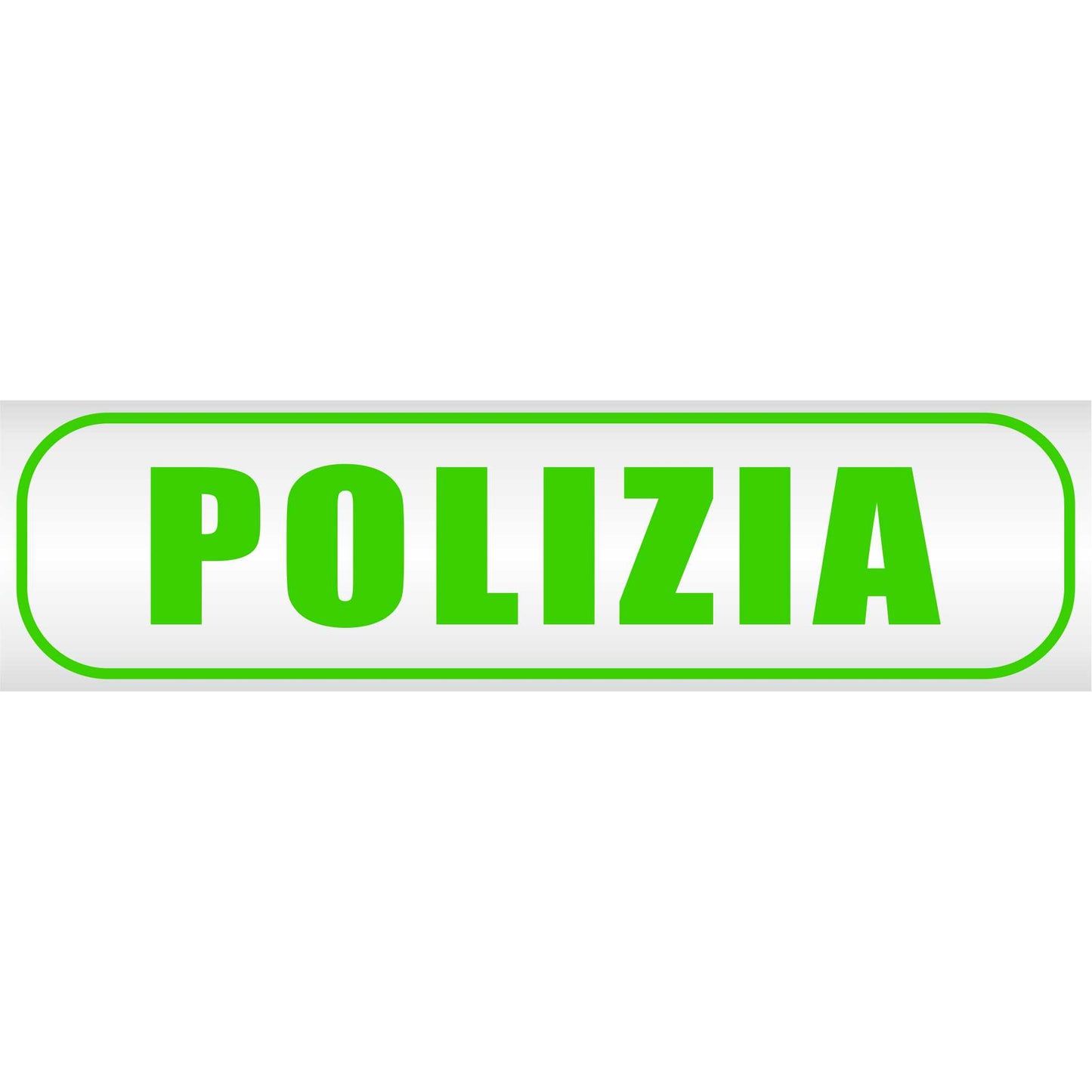 Magnetschild - Polizia - Magnetfolie für Auto - LKW - Truck - Baustelle - Firma