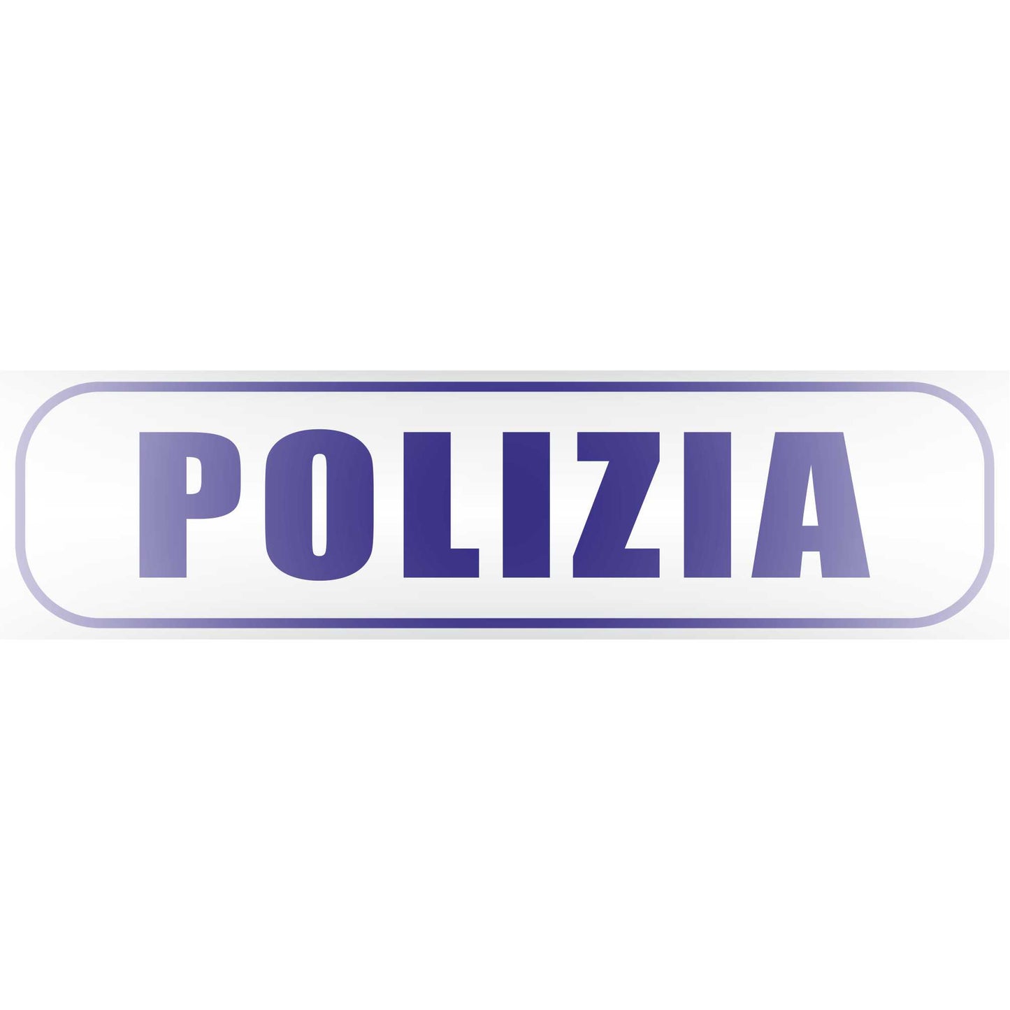 Magnetschild - Polizia - Magnetfolie für Auto - LKW - Truck - Baustelle - Firma