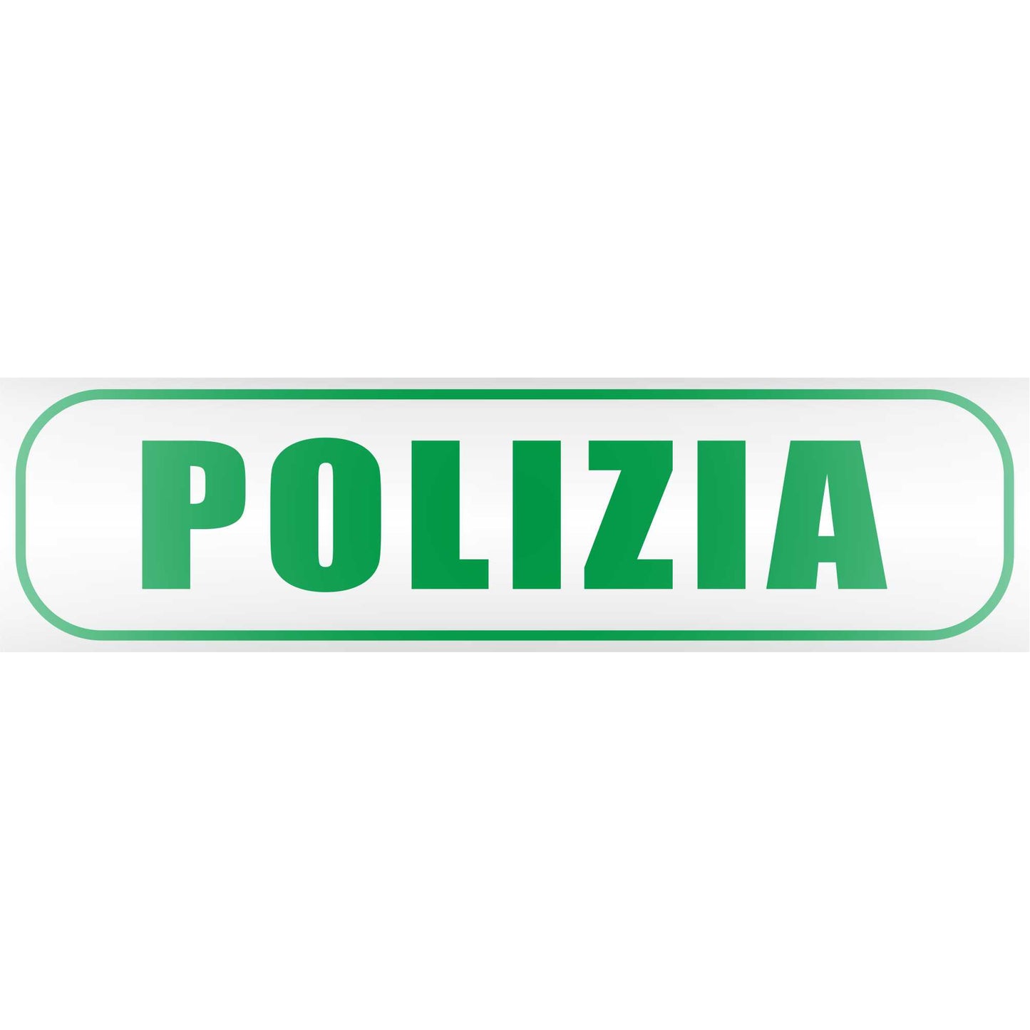 Magnetschild - Polizia - Magnetfolie für Auto - LKW - Truck - Baustelle - Firma
