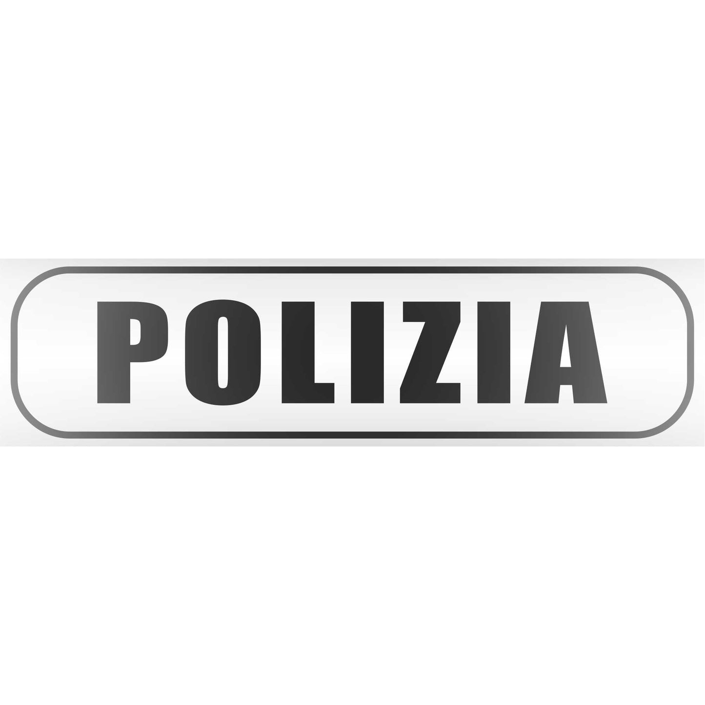 Magnetschild - Polizia - Magnetfolie für Auto - LKW - Truck - Baustelle - Firma