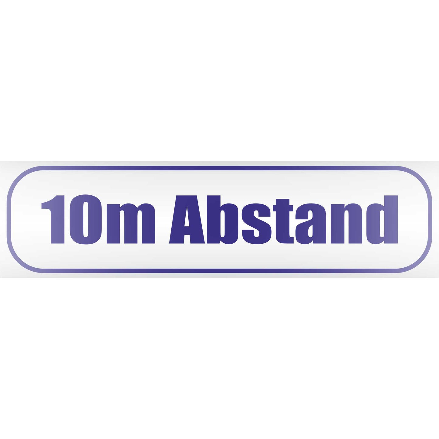 Magnetschild - 10 Meter LKW Militär Bundeswehr Abstand halten 10m - Magnetfolie für Auto - LKW - Truck - Baustelle - Firma