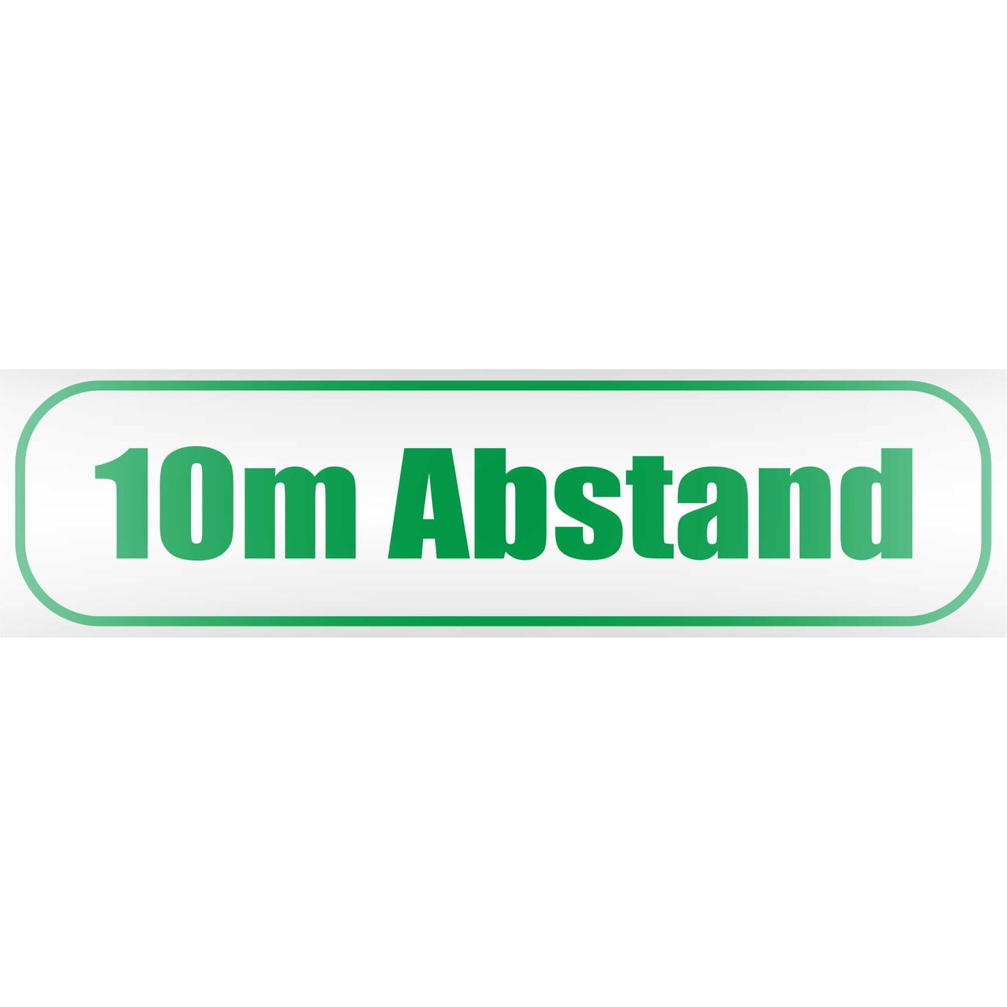 Magnetschild - 10 Meter LKW Militär Bundeswehr Abstand halten 10m - Magnetfolie für Auto - LKW - Truck - Baustelle - Firma