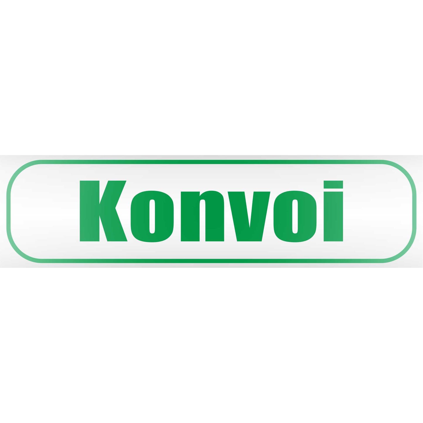 Magnetschild - Konvoi - Magnetfolie für Auto - LKW - Truck - Baustelle - Firma
