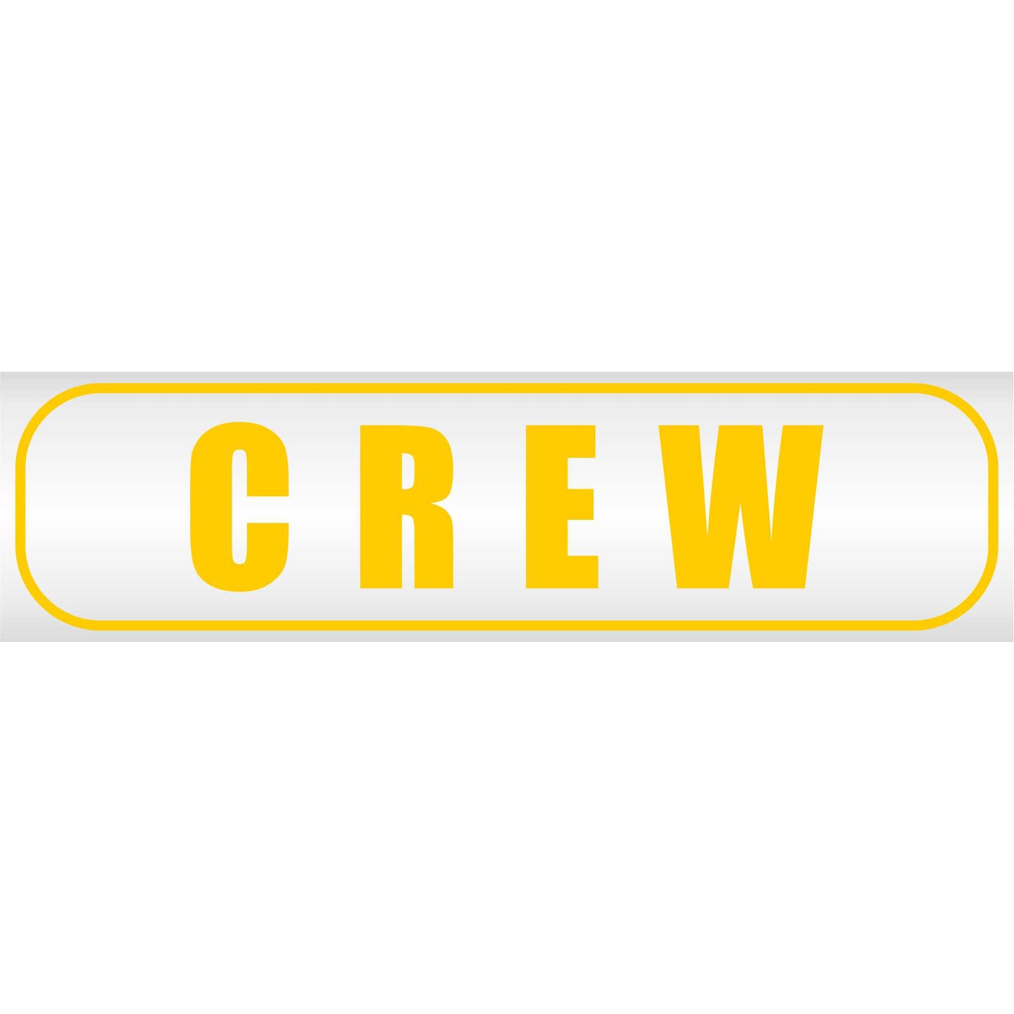 Magnetschild - CREW Mannschaft Verein Security Sicherheitsdienst Fahrzeug - Magnetfolie für Auto - LKW - Truck - Baustelle - Firma